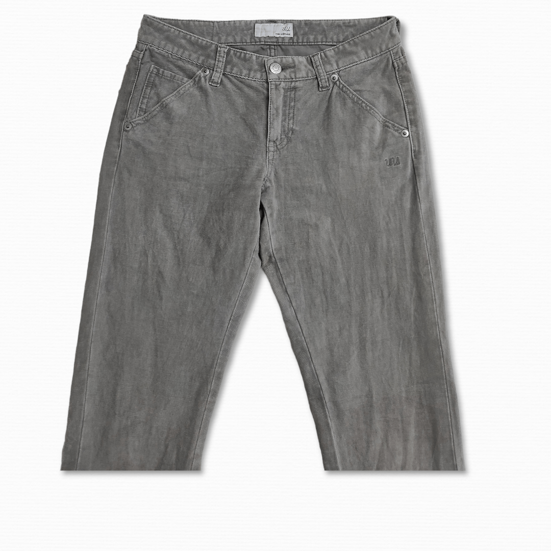 Undercover × Uniqlo Grey corduroy ankle zipper skinny jeans Size 27" / US 4 / IT 40 - 11 Thumbnail