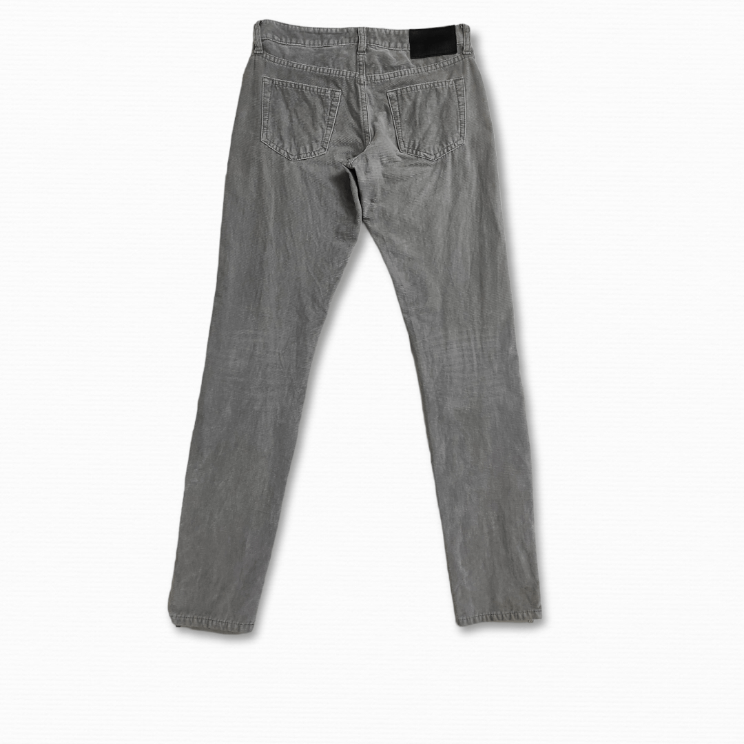 Undercover × Uniqlo Grey corduroy ankle zipper skinny jeans Size 27" / US 4 / IT 40 - 2 Thumbnail