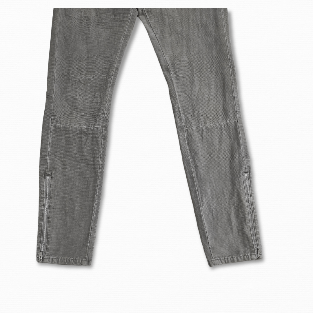 Undercover × Uniqlo Grey corduroy ankle zipper skinny jeans Size 27" / US 4 / IT 40 - 8 Thumbnail