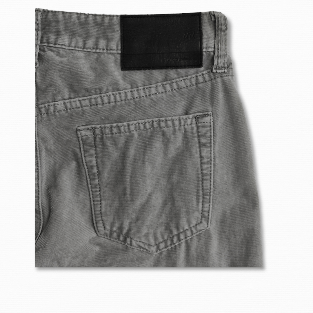 Undercover × Uniqlo Grey corduroy ankle zipper skinny jeans Size 27" / US 4 / IT 40 - 12 Thumbnail