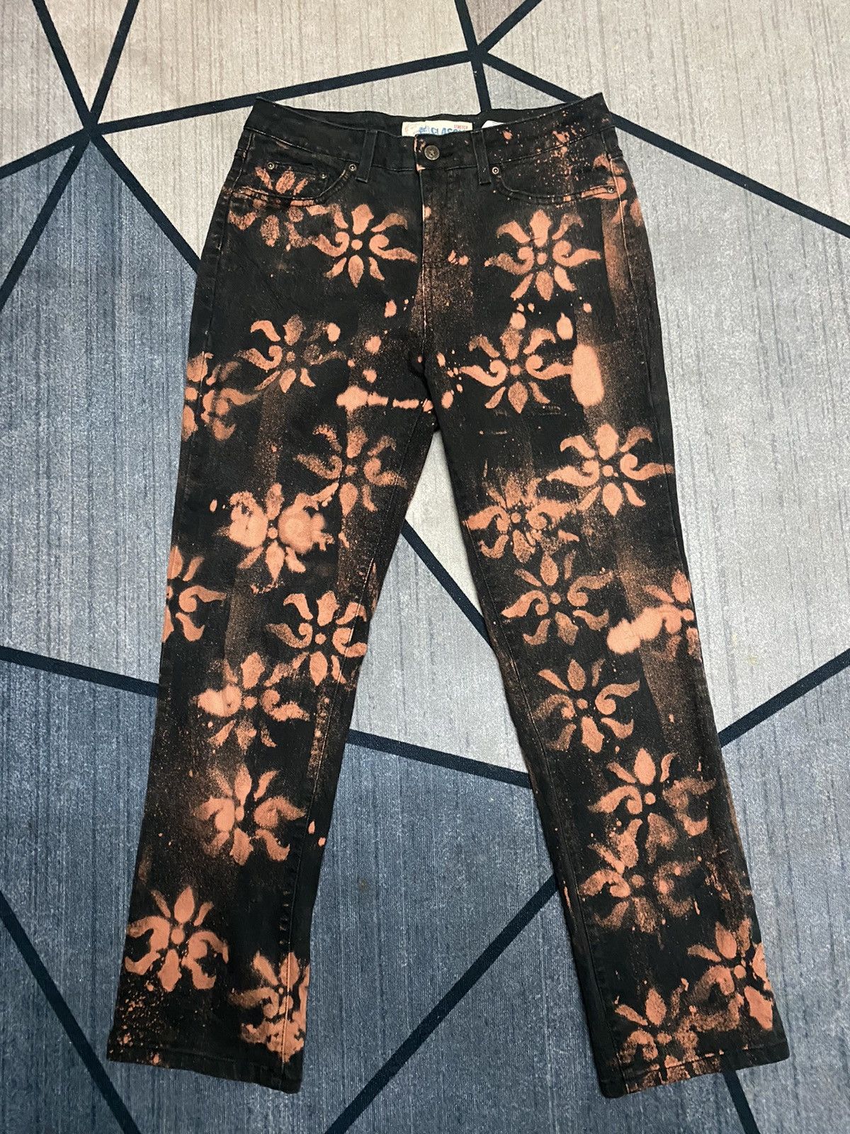 Faded Glory Faded Glory Acid Wash Black Pant Size US 30 / EU 46 - 1 Thumbnail