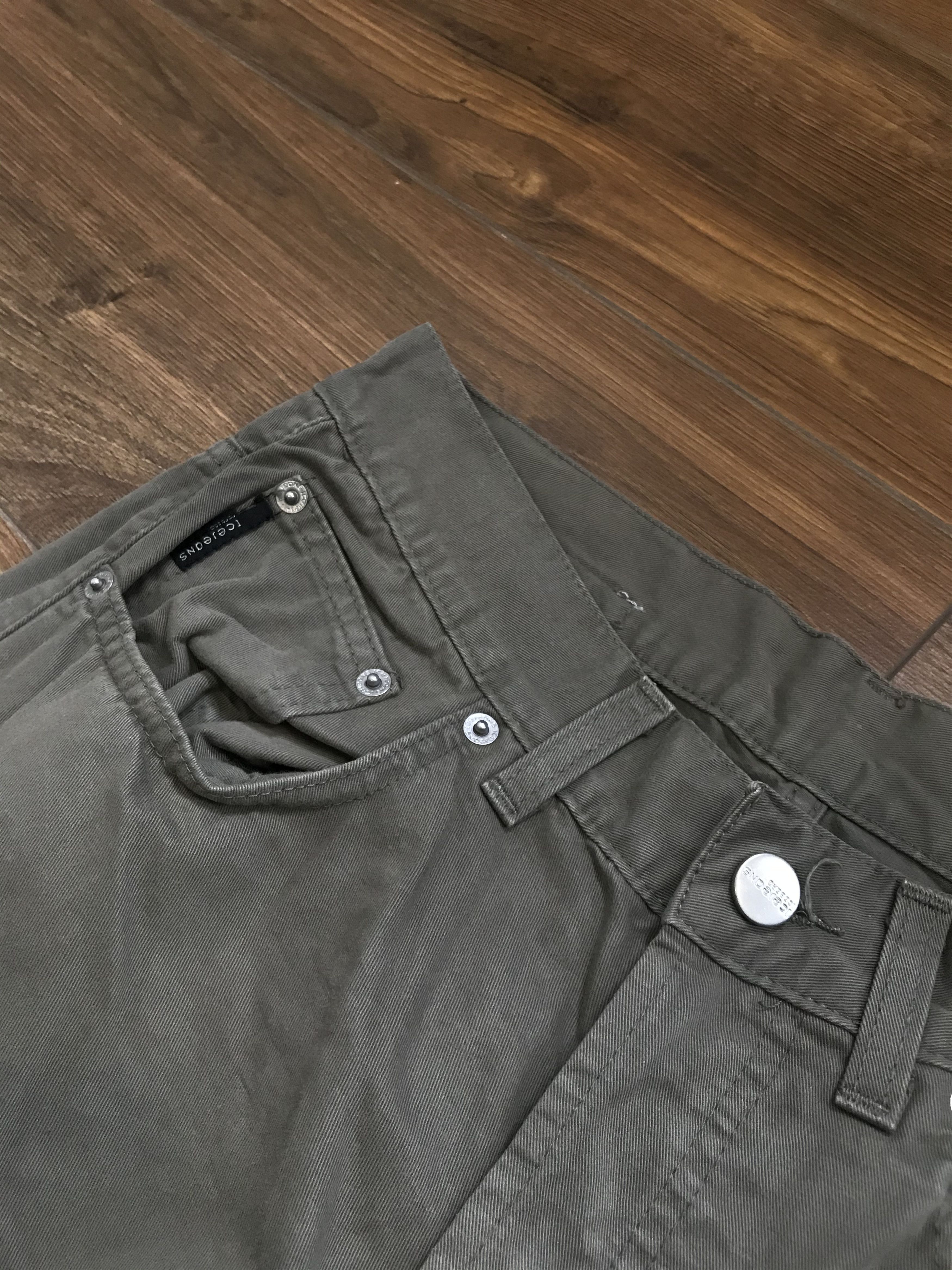 Iceberg Iceberg Icejeans Khaki Olive Casual Pants Size US 32 / EU 48 - 6 Thumbnail