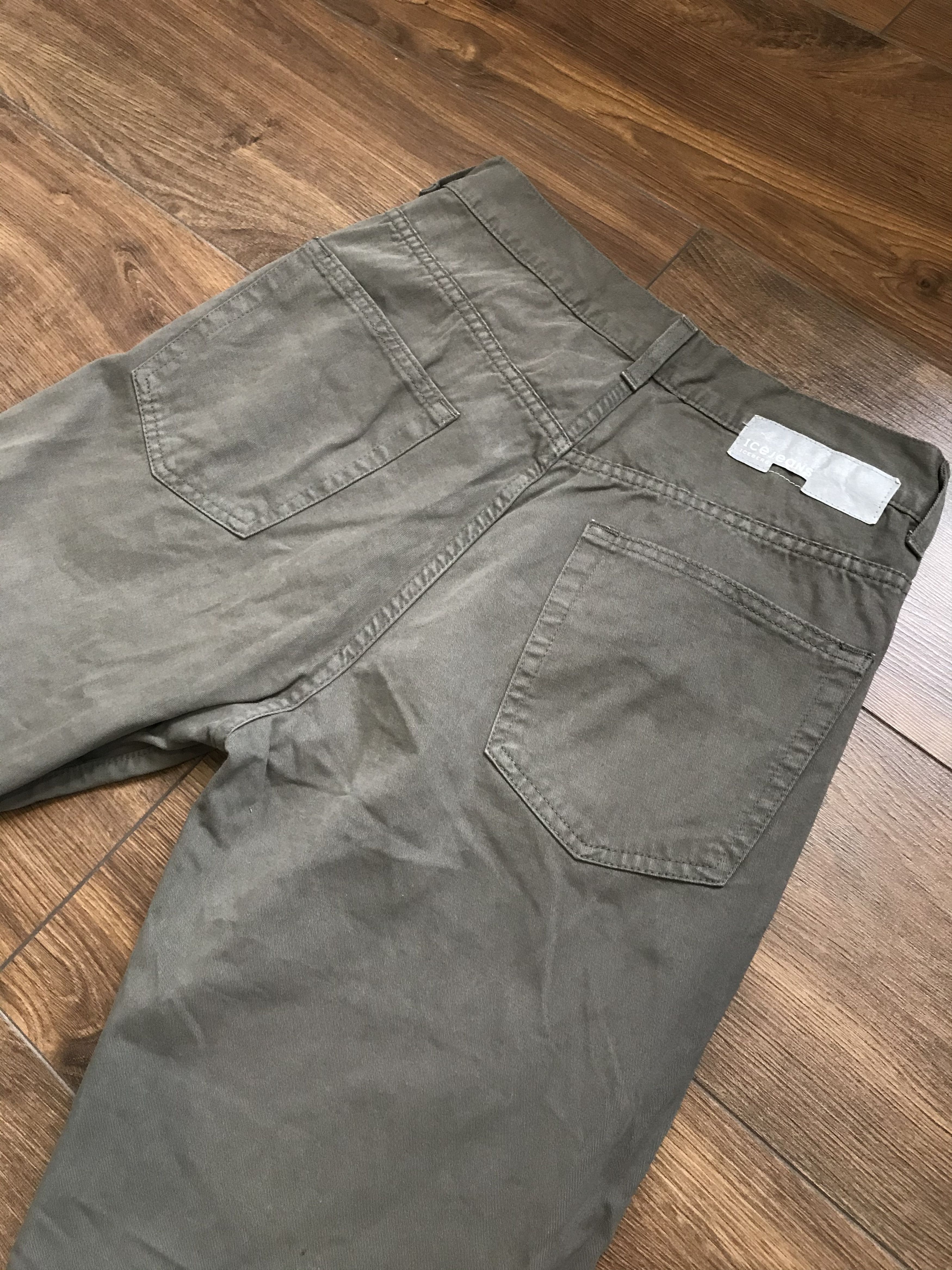 Iceberg Iceberg Icejeans Khaki Olive Casual Pants Size US 32 / EU 48 - 1 Thumbnail