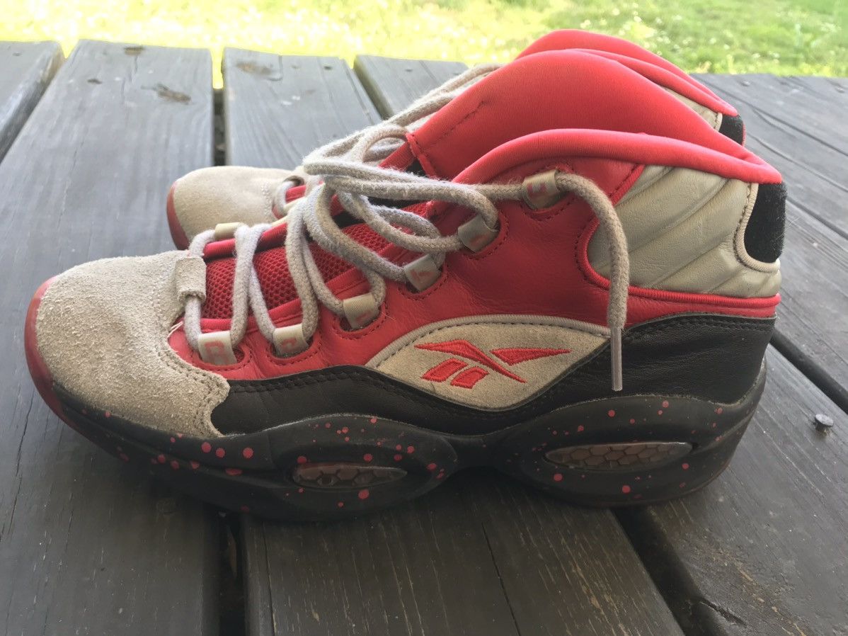 Reebok MENS STASH x REEBOK QUESTION IVERSON 8 RED RARE BASKETBALL Size US 8 / EU 41 - 2 Thumbnail