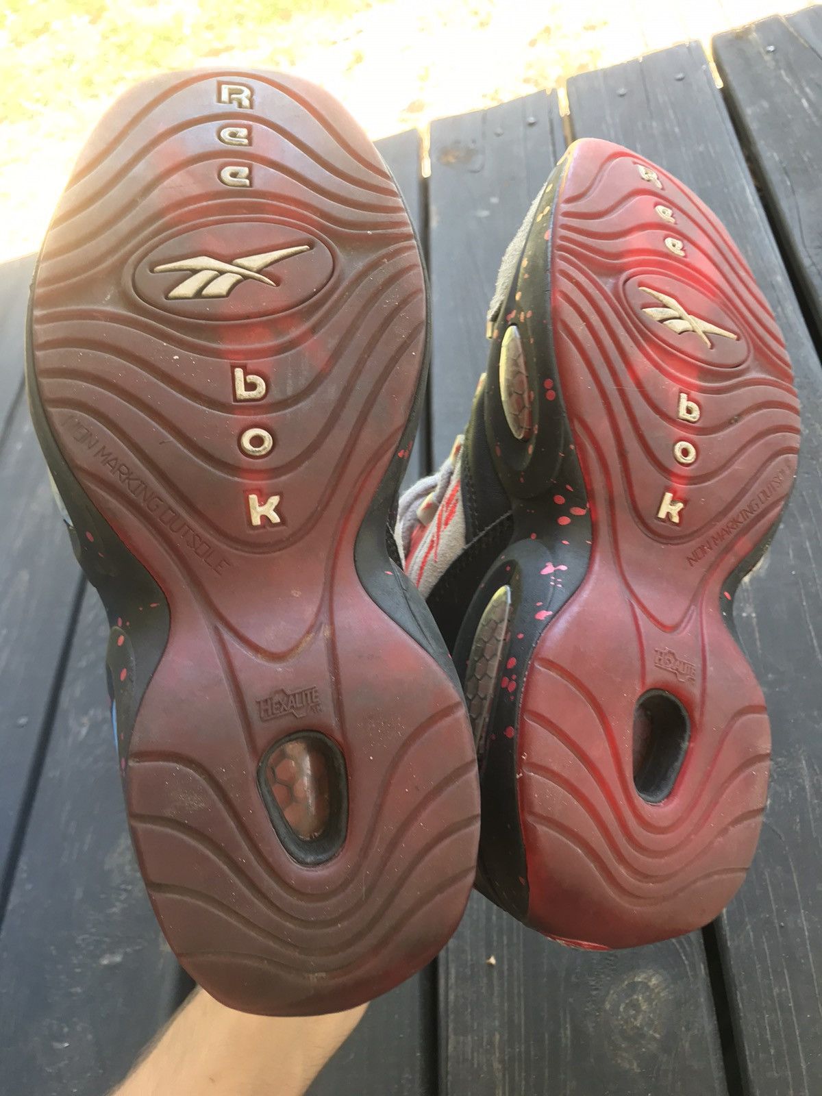 Reebok MENS STASH x REEBOK QUESTION IVERSON 8 RED RARE BASKETBALL Size US 8 / EU 41 - 6 Thumbnail