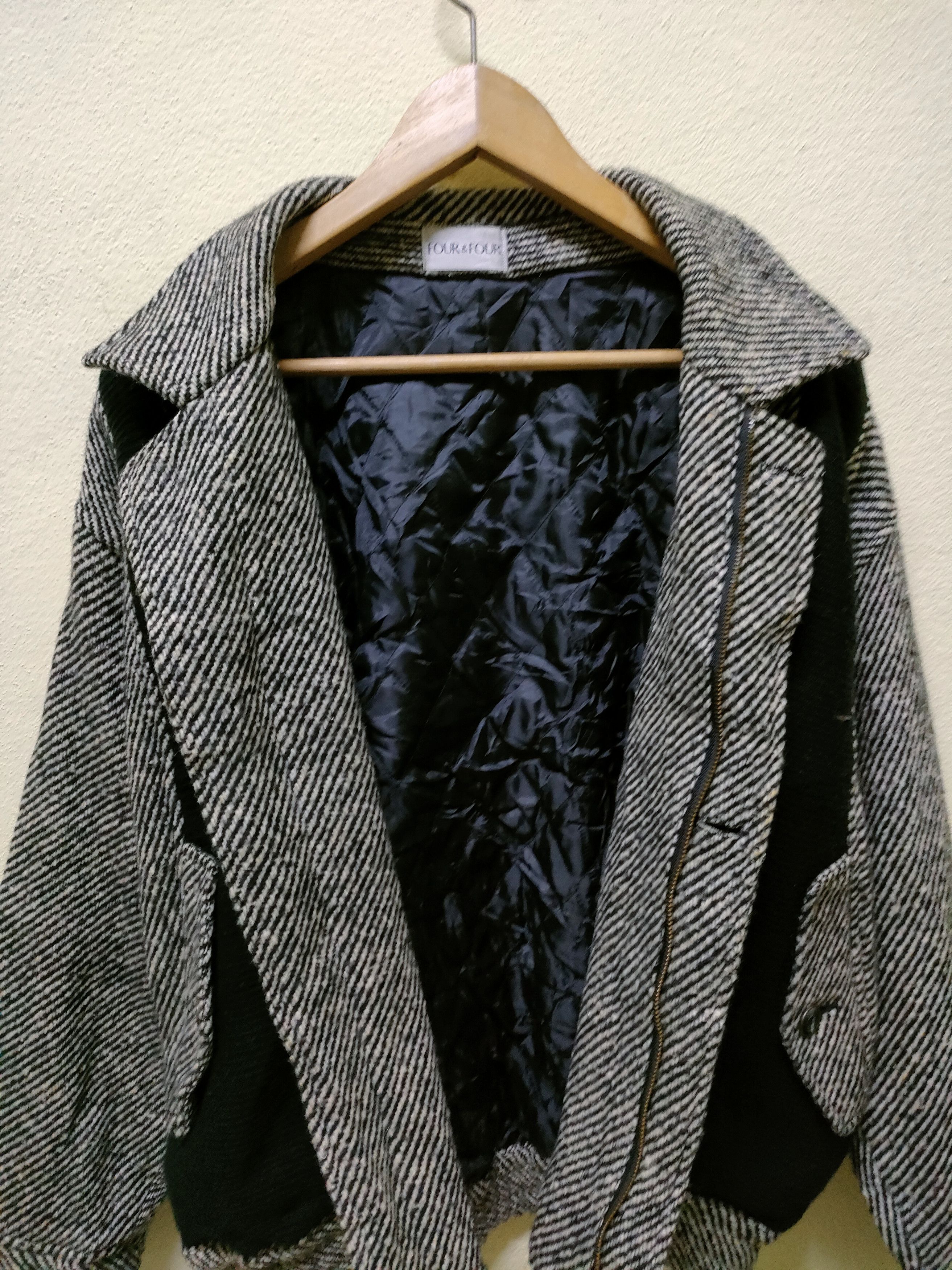 Japanese Brand Four & Four Wool Jacket Size US L / EU 52-54 / 3 - 6 Thumbnail