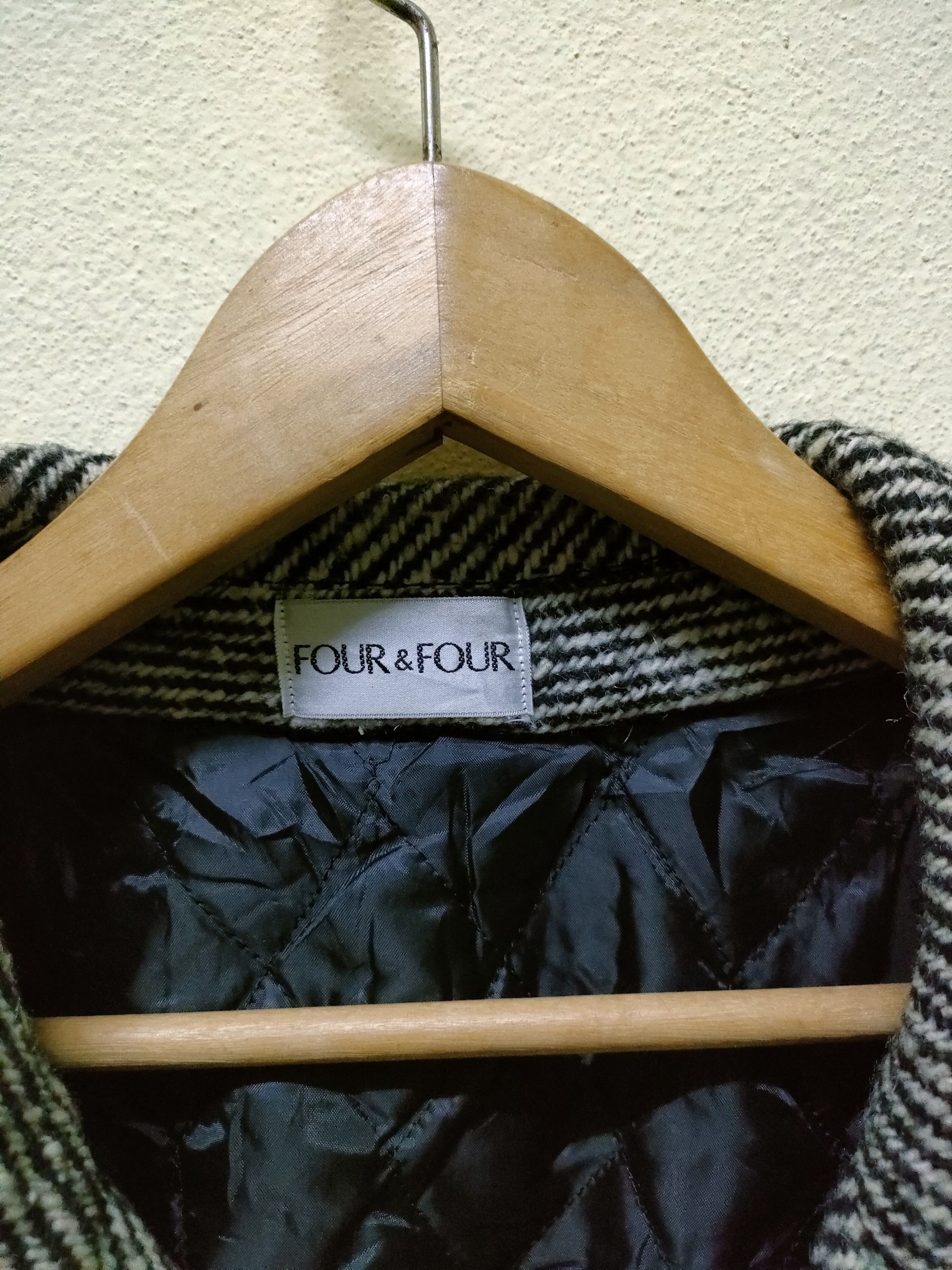 Japanese Brand Four & Four Wool Jacket Size US L / EU 52-54 / 3 - 8 Thumbnail