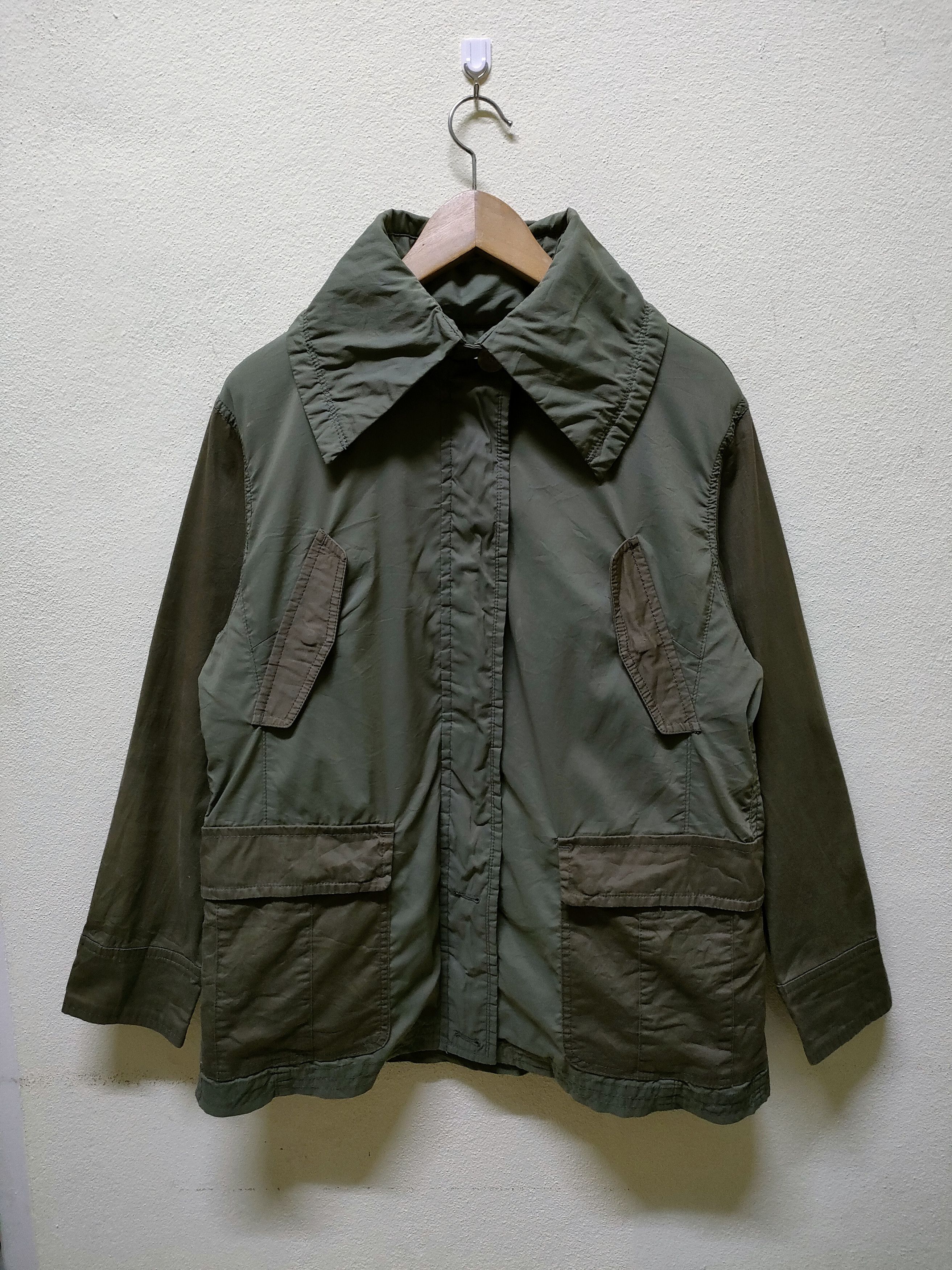 Japanese Brand PLST Olive Green Jacket Size US M / EU 48-50 / 2 - 1 Thumbnail