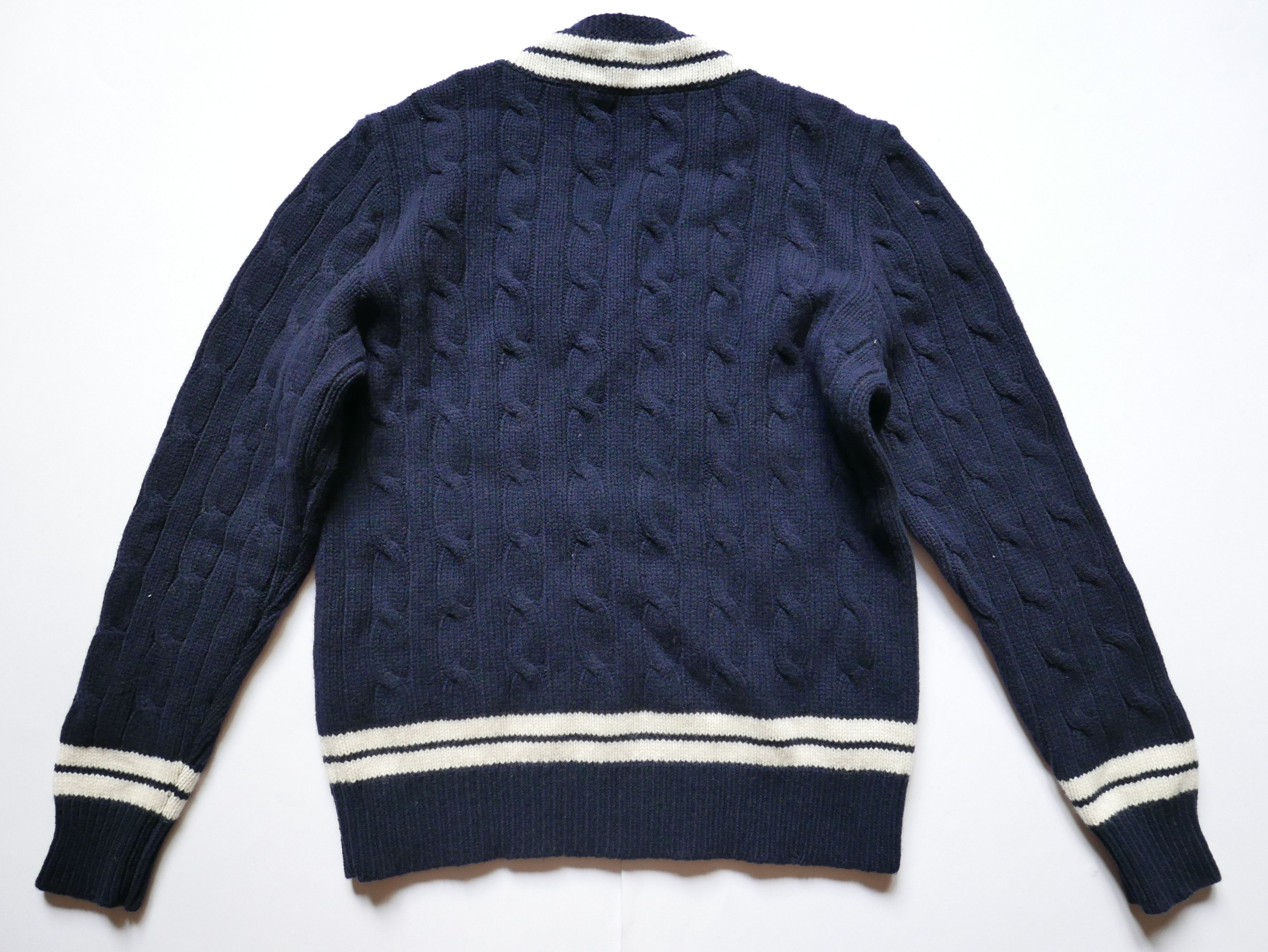 Rugby Ralph Lauren Ralph Lauren Rugby Sweater CableCrest Navy Cricket Wool L Size US L / EU 52-54 / 3 - 2 Thumbnail