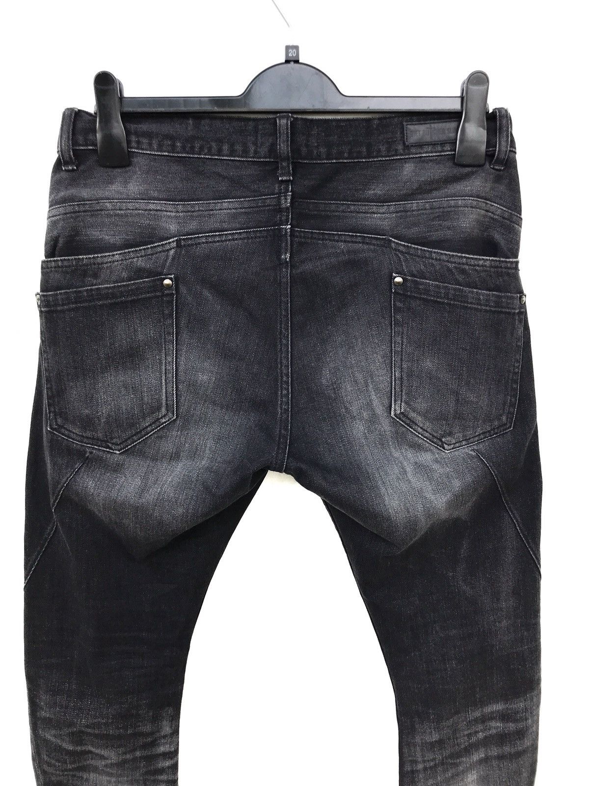Diet Butcher Slim Skin Diet Butcher Slim Skin Black Distressed Jeans Size US 32 / EU 48 - 4 Thumbnail
