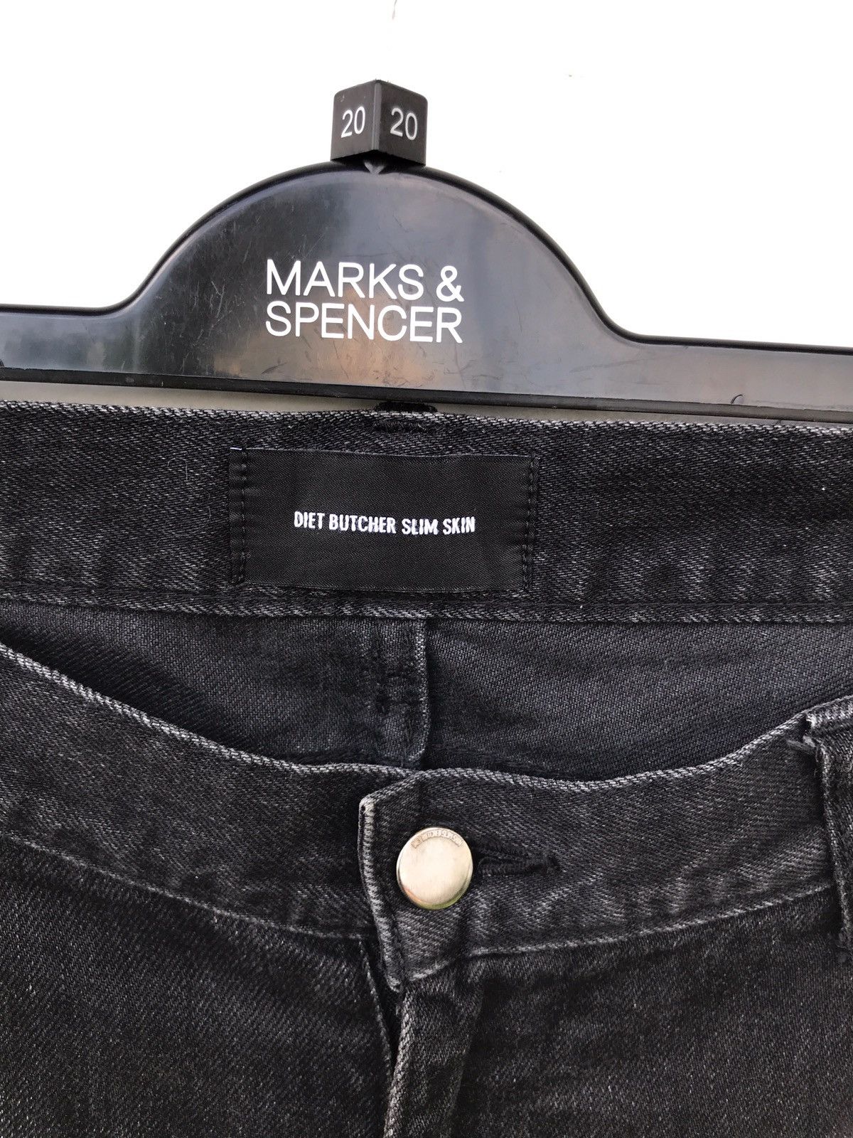 Diet Butcher Slim Skin Diet Butcher Slim Skin Black Distressed Jeans Size US 32 / EU 48 - 10 Thumbnail
