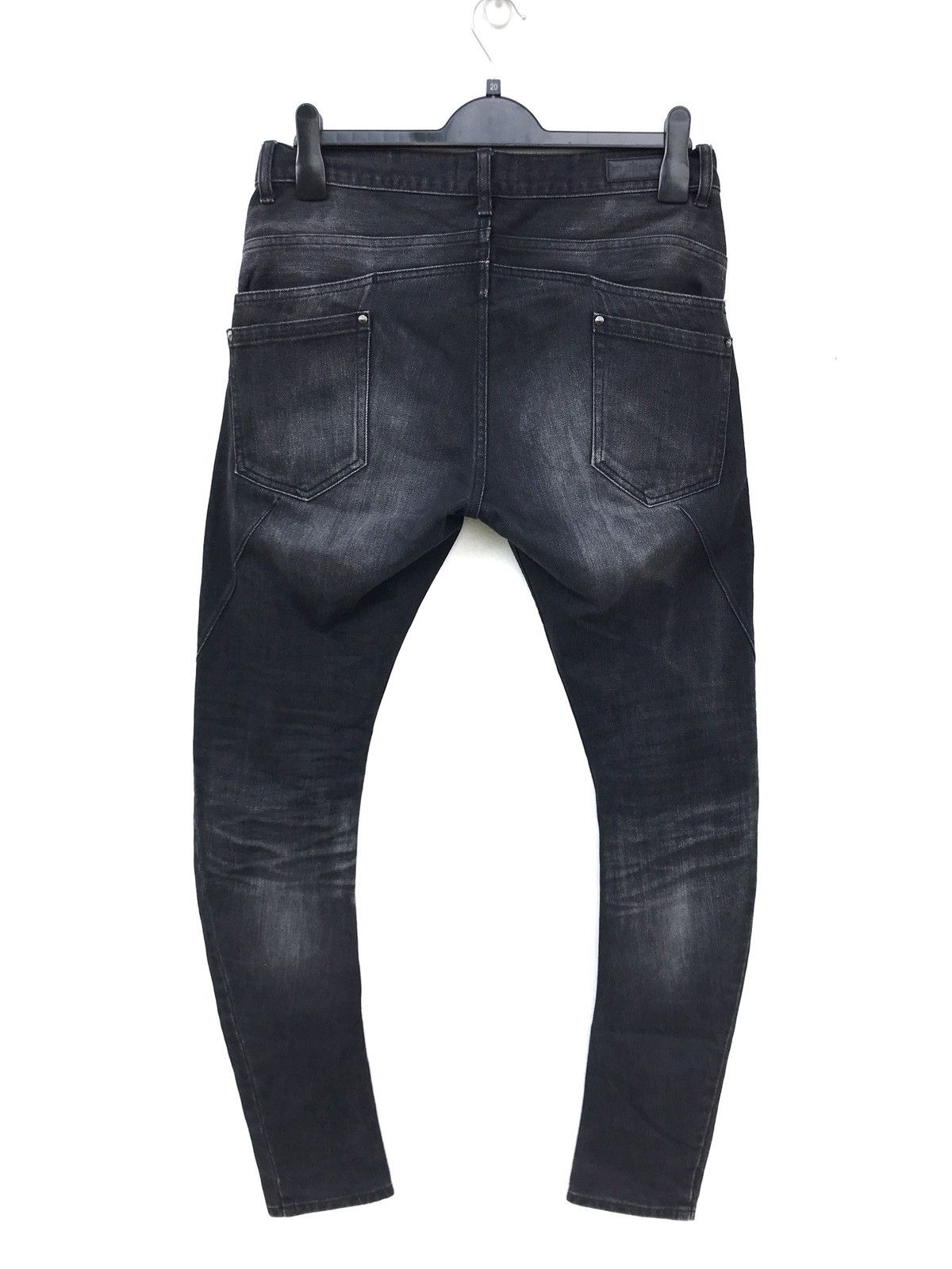 Diet Butcher Slim Skin Diet Butcher Slim Skin Black Distressed Jeans Size US 32 / EU 48 - 2 Thumbnail