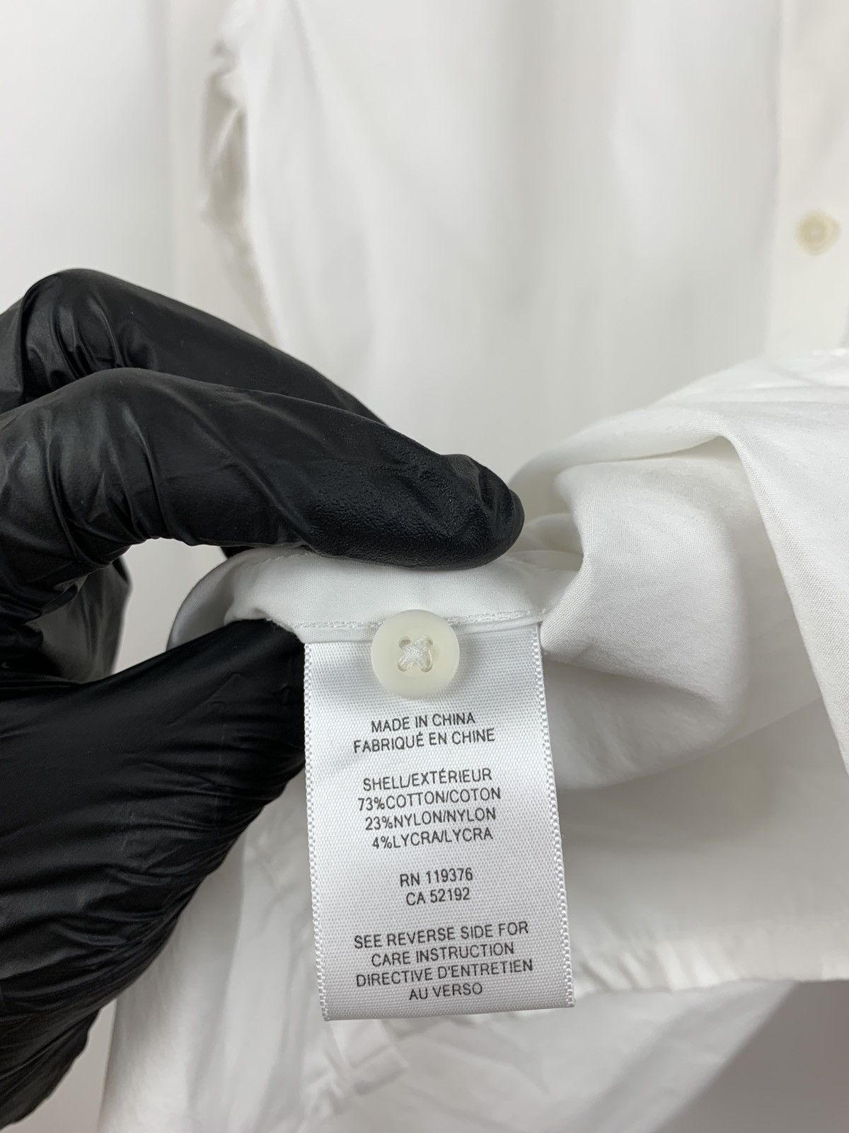 Helmut Lang Vintage Helmut Lang Bondage Pocket White LS Button Shirt Size US L / EU 52-54 / 3 - 19 Thumbnail