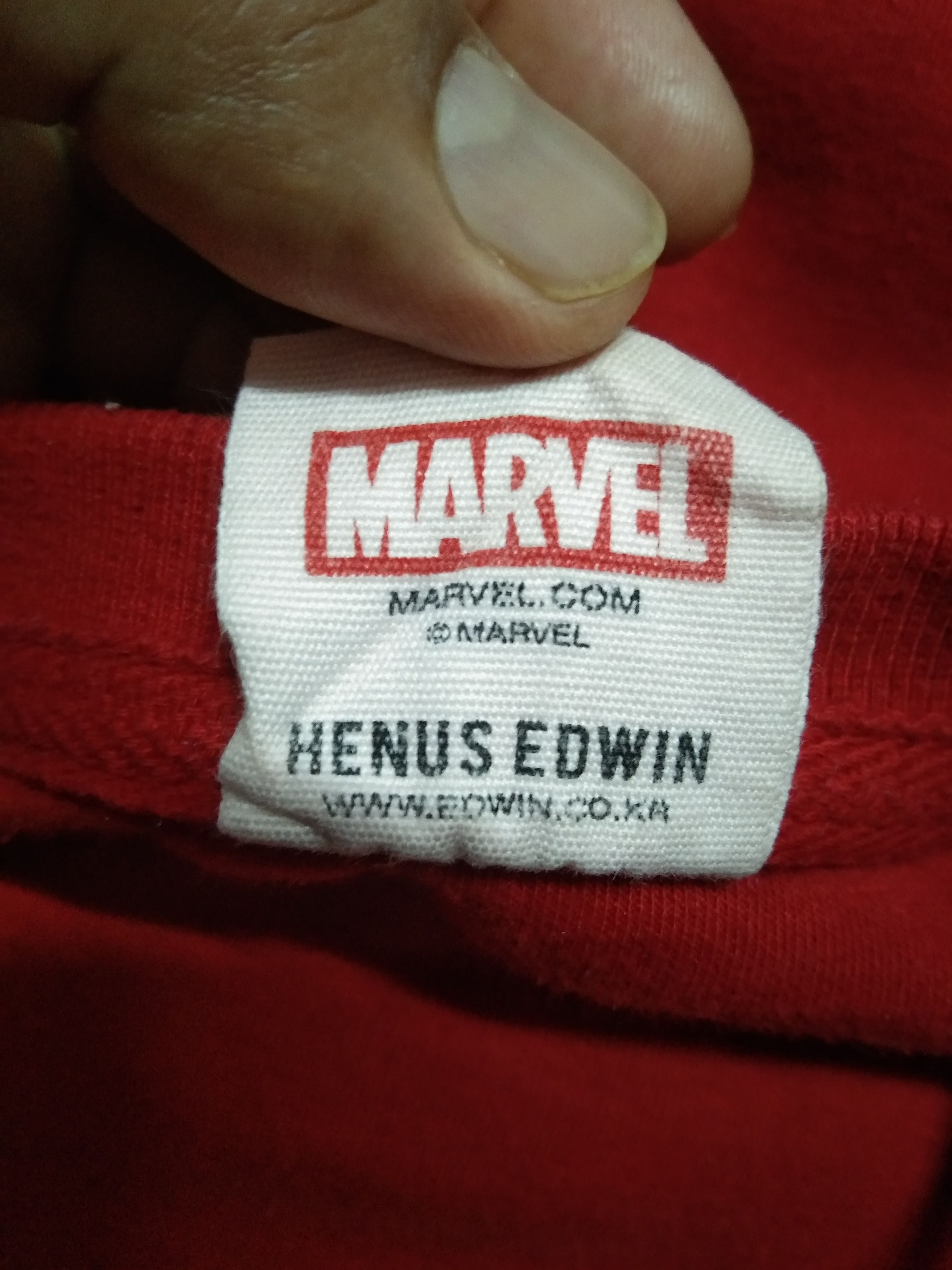 Edwin × Marvel Comics Marvel Super Heroes Big Logo Sweatshirt Size US M / EU 48-50 / 2 - 9 Thumbnail
