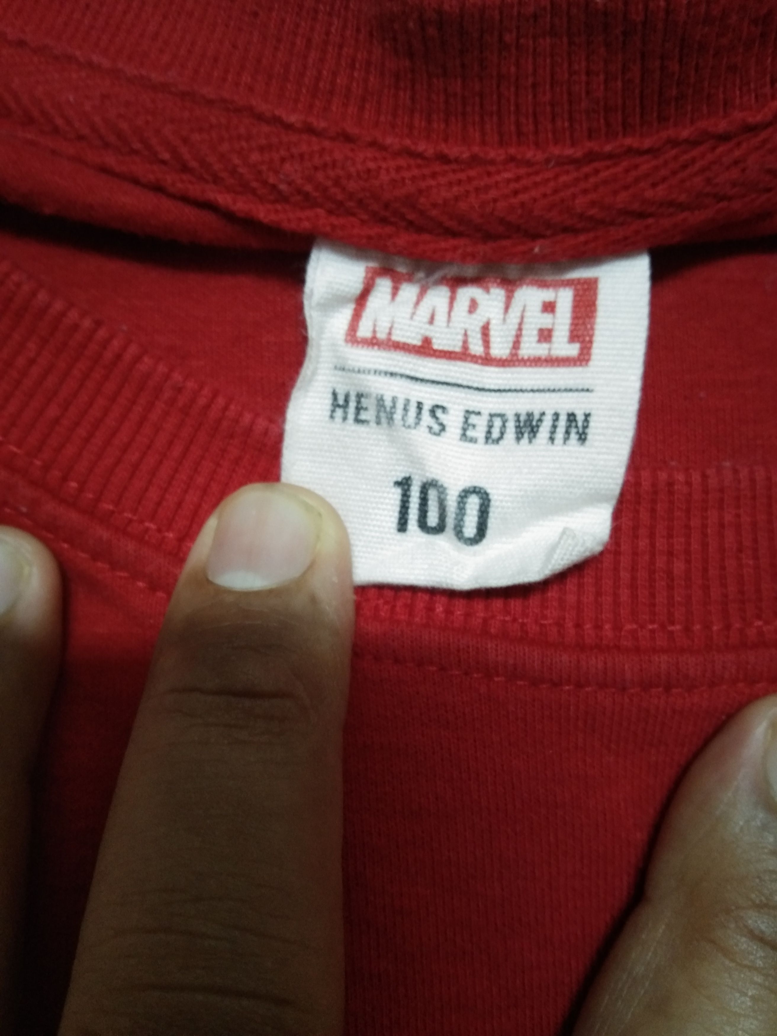 Edwin × Marvel Comics Marvel Super Heroes Big Logo Sweatshirt Size US M / EU 48-50 / 2 - 10 Thumbnail