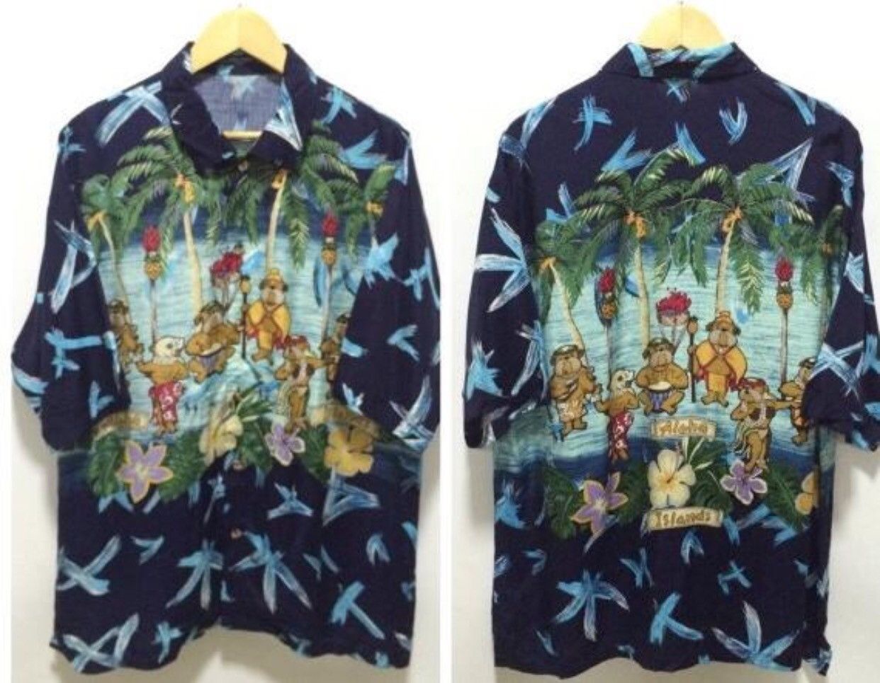 Designer × Hardy Amies Hardy Amies Hawaiian Hawaii Rayon Shirt Short Pant Rare Size US XL / EU 56 / 4 - 2 Thumbnail