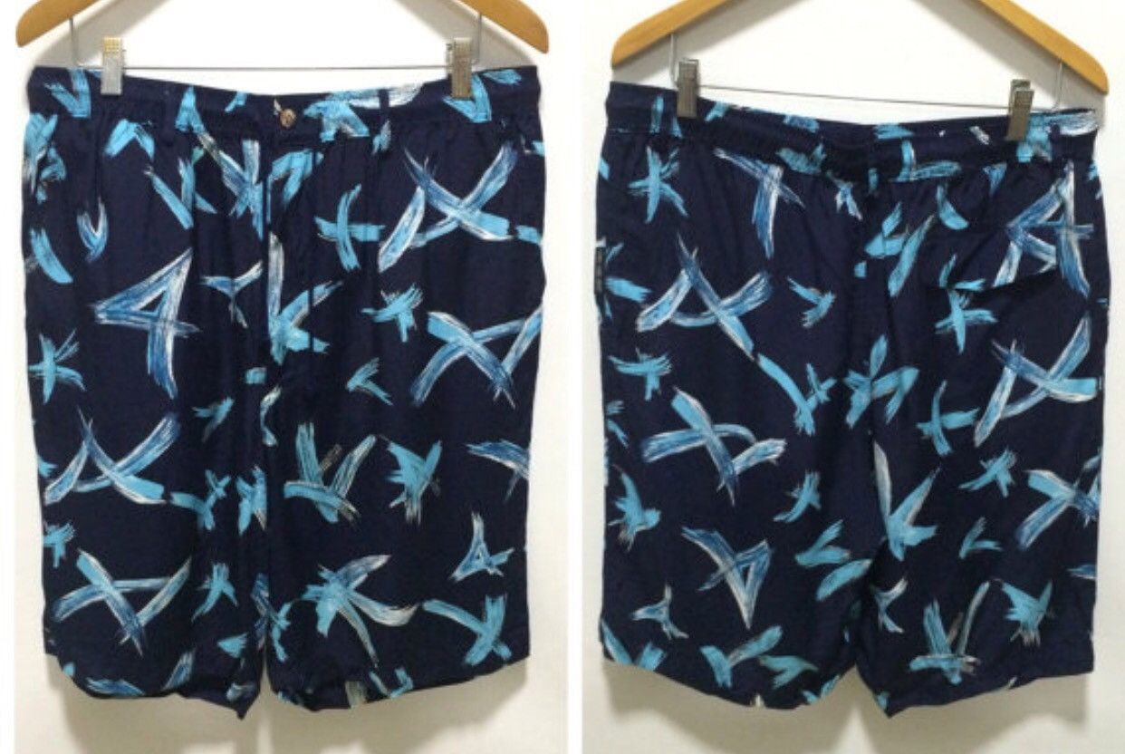 Designer × Hardy Amies Hardy Amies Hawaiian Hawaii Rayon Shirt Short Pant Rare Size US XL / EU 56 / 4 - 3 Thumbnail