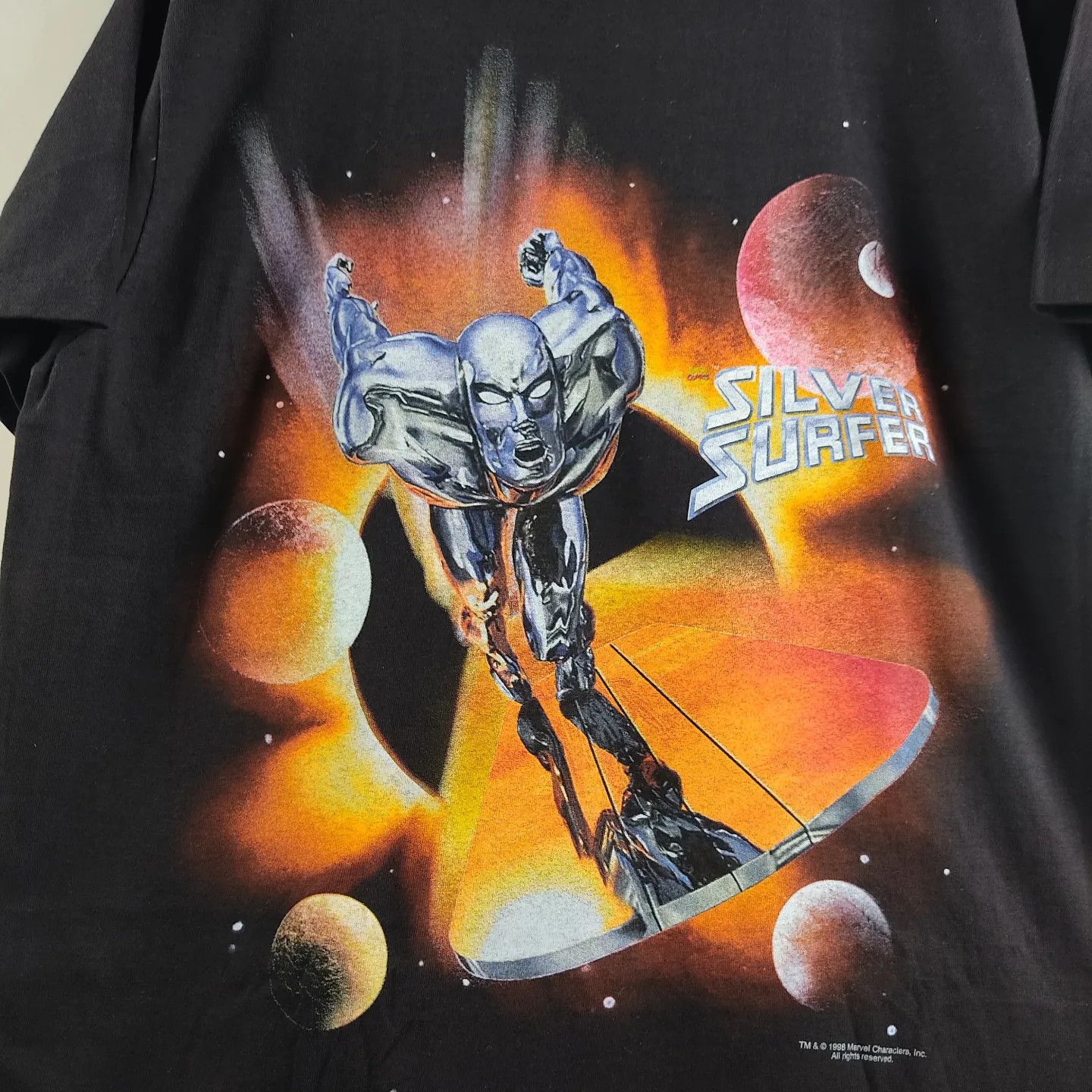 Changes × Marvel Comics × Vintage 1998 Marvel Comics Silver Surfer Size US XL / EU 56 / 4 - 2 Thumbnail