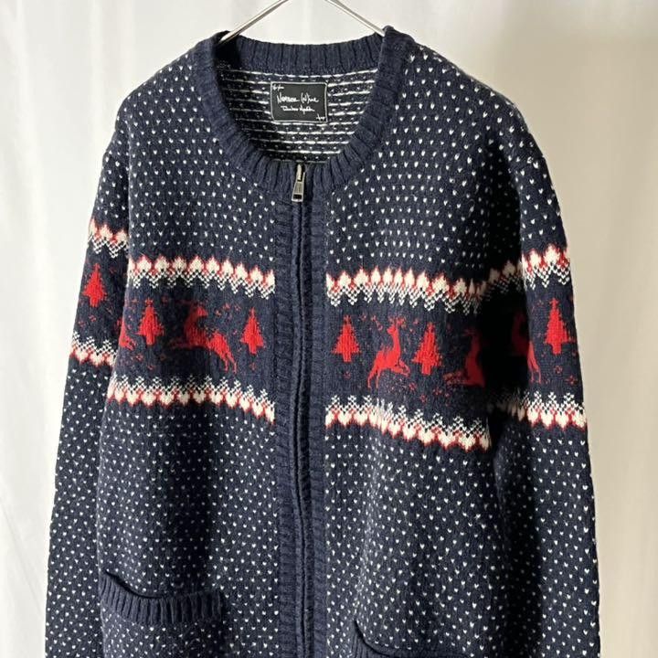 Number (N)ine AW08 "My Own Private Portland" Isle Zip Cardigan Size US L / EU 52-54 / 3 - 3 Thumbnail