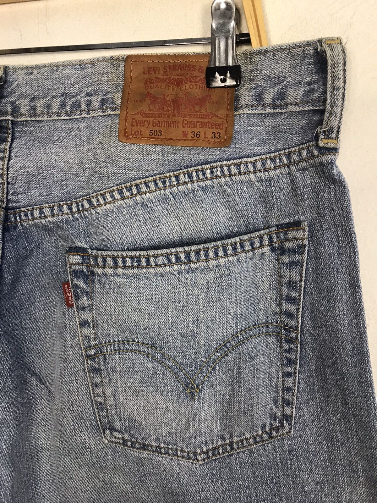 Levi's Vintage Levi’s Lot 503 Faded Colour Design Size US 35 - 11 Thumbnail