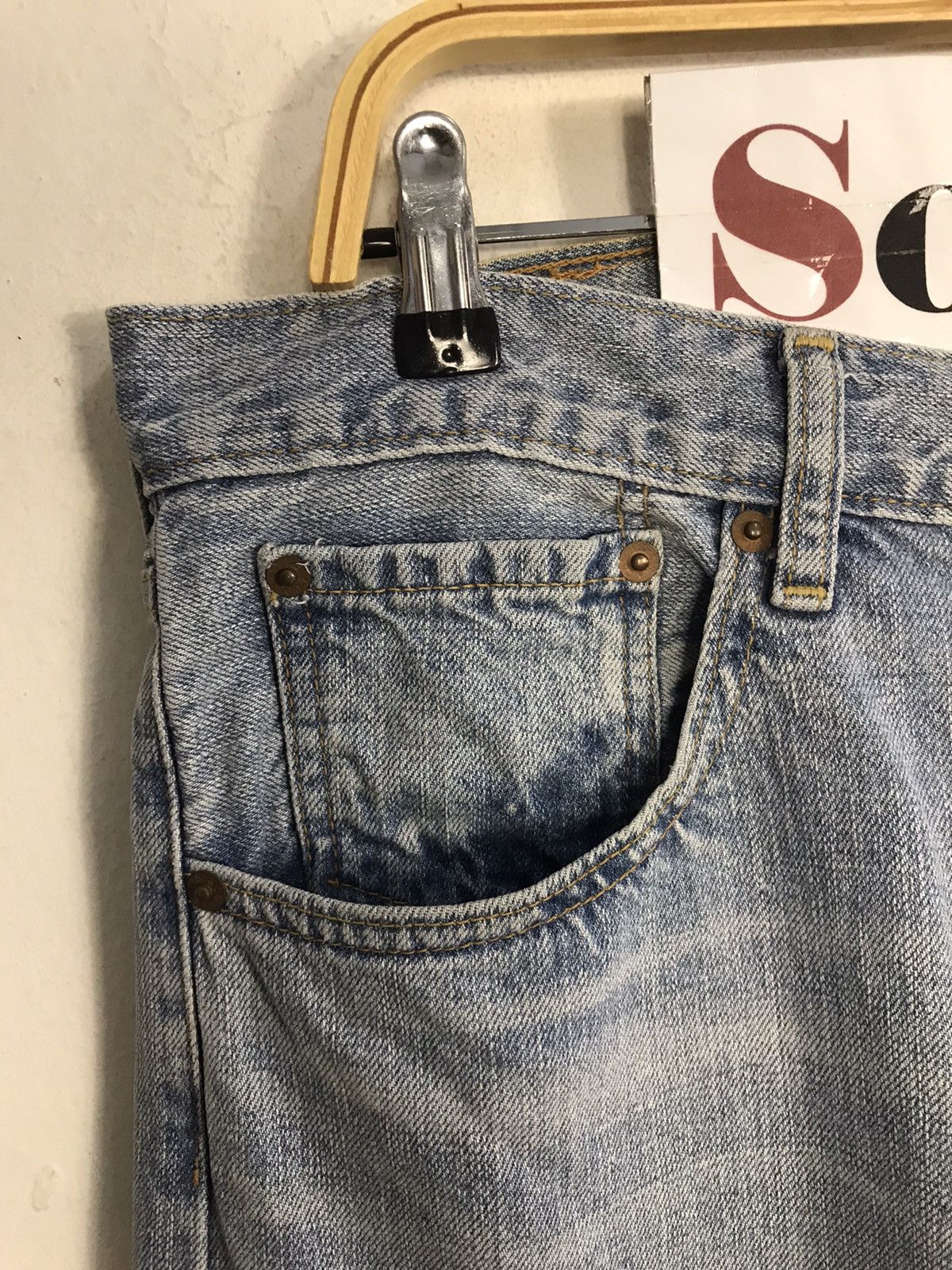 Levi's Vintage Levi’s Lot 503 Faded Colour Design Size US 35 - 8 Thumbnail