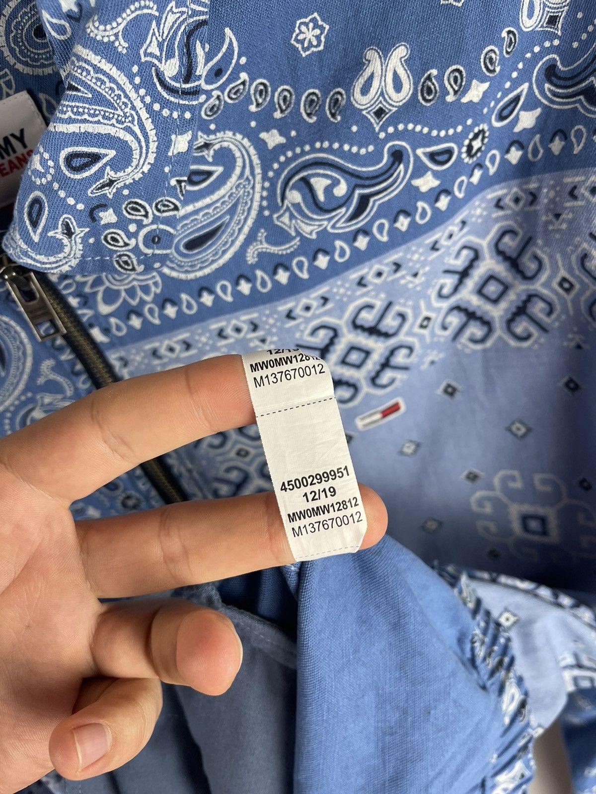 Tommy Hilfiger Tommy Jeans Sample Multiprinted pattern logo coach jacket Size US M / EU 48-50 / 2 - 9 Thumbnail