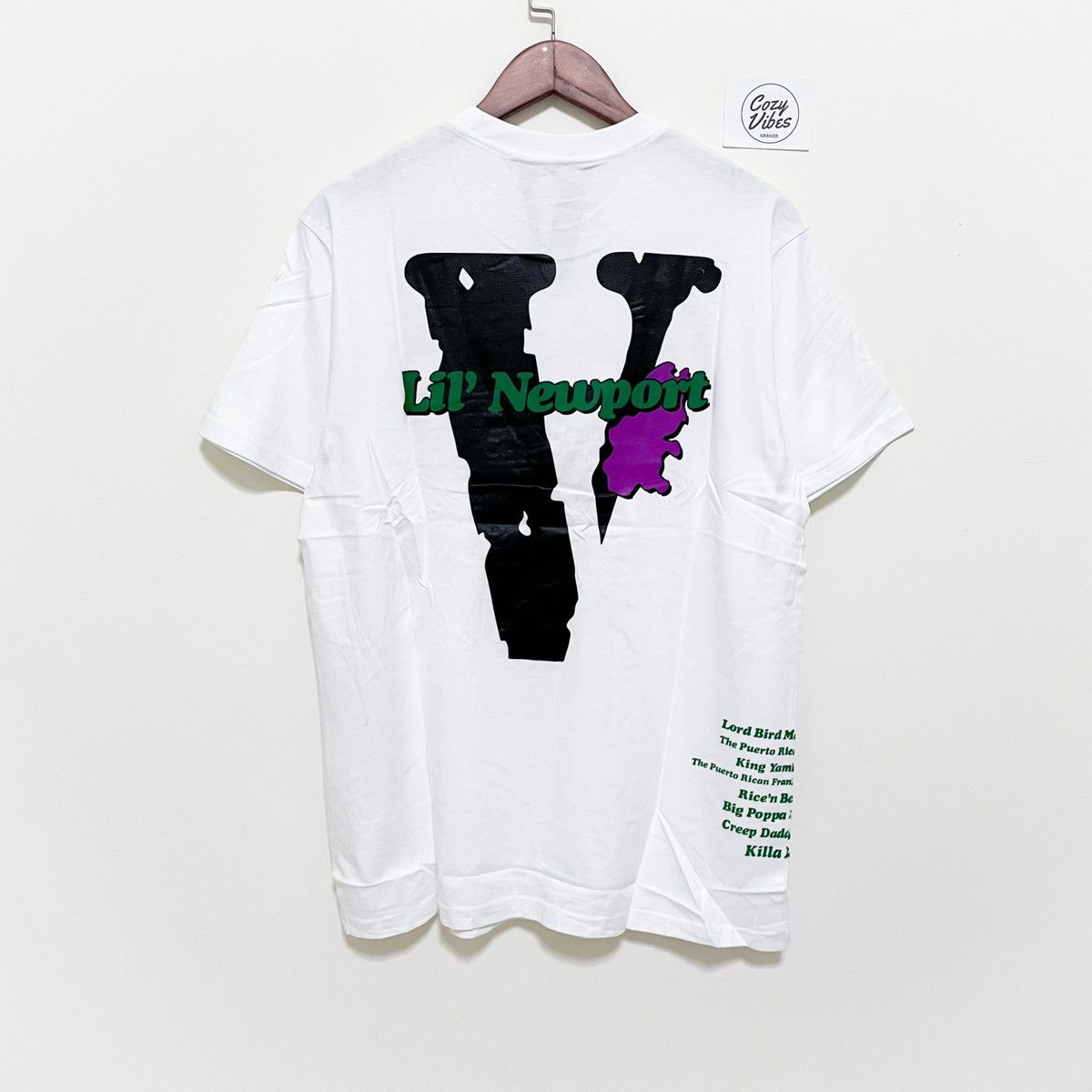 Tee-Shirt VLONE AWGE A$AP Yams Day Blanc - Modèle Rocky Édition Limitée Neuf Avec Étiquettes