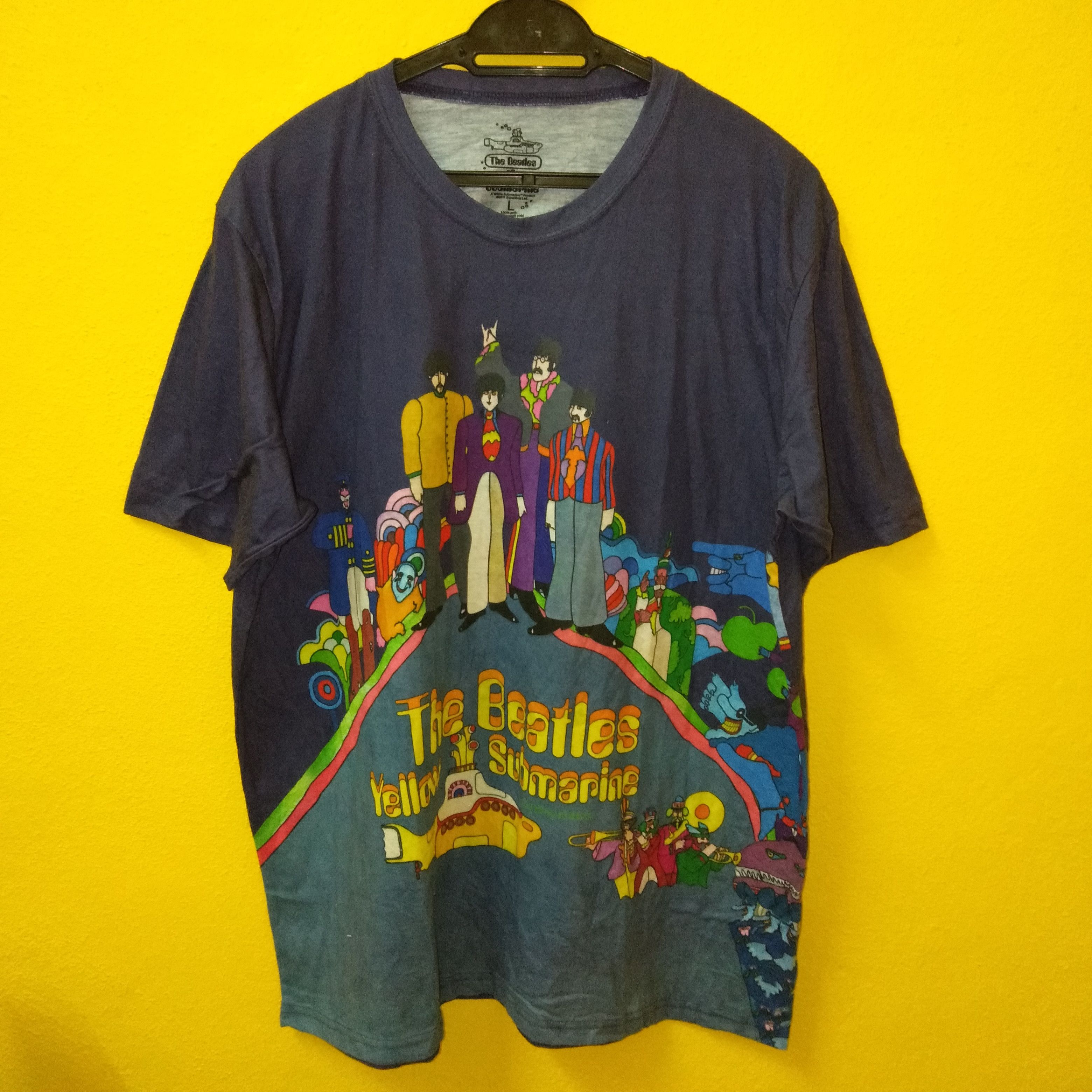 Band Tees Fullprint The Beatles Yellow Submarines Size US L / EU 52-54 / 3 - 2 Thumbnail