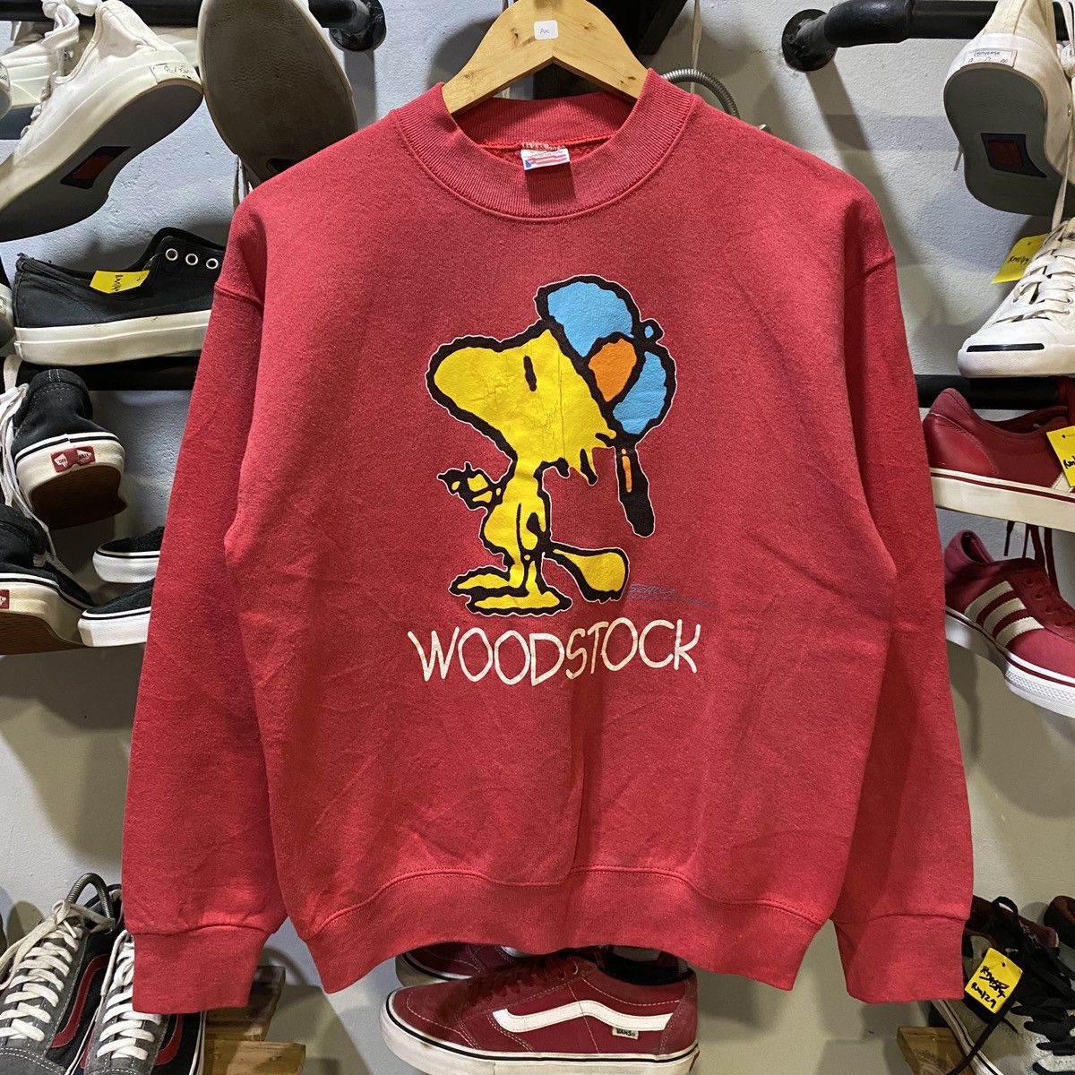 Fruit Of The Loom × Peanuts VINTAGE‼️Woodstock Peanuts Made In USA Sweatshirts Size US M / EU 48-50 / 2 - 1 Thumbnail