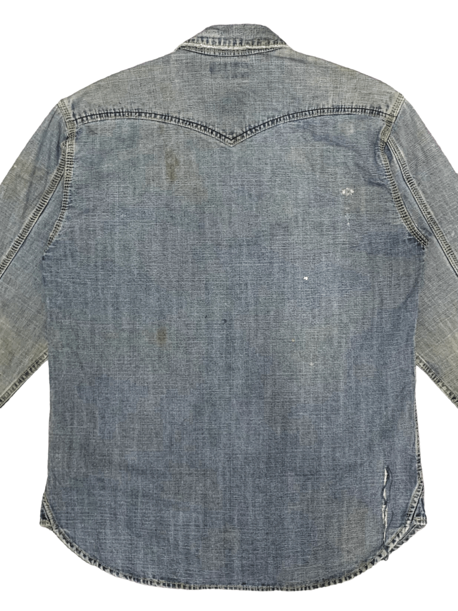 Japanese Brand Vintage Japanese Even River Work Wear Light Denim Jacket Size US M / EU 48-50 / 2 - 11 Thumbnail