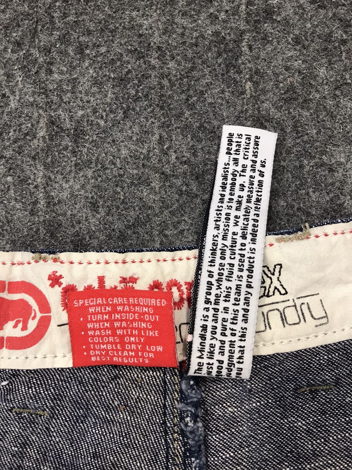 Ecko Unltd. × Vintage Vintage Ecko Complex Denim Foundry Design Size US 34 / EU 50 - 16 Thumbnail