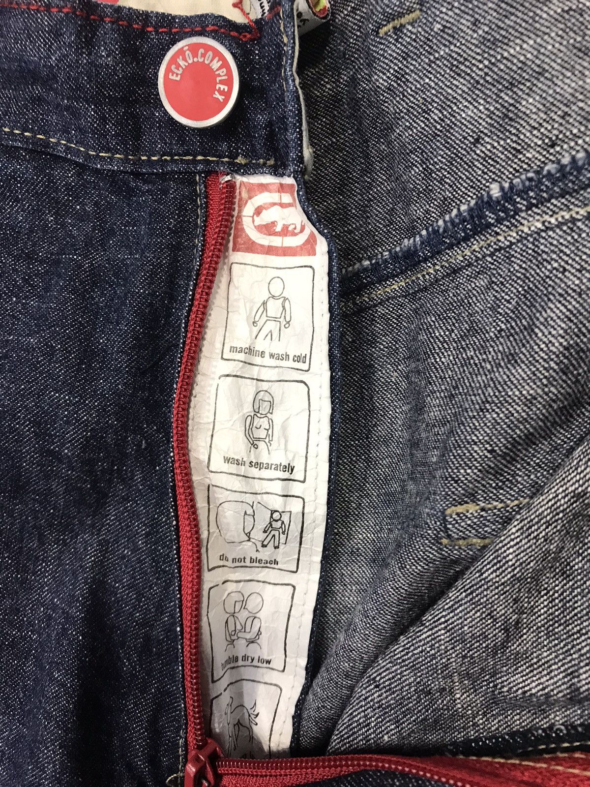 Ecko Unltd. × Vintage Vintage Ecko Complex Denim Foundry Design Size US 34 / EU 50 - 17 Thumbnail