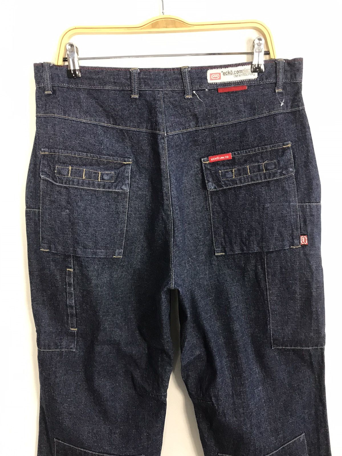 Ecko Unltd. × Vintage Vintage Ecko Complex Denim Foundry Design Size US 34 / EU 50 - 10 Thumbnail