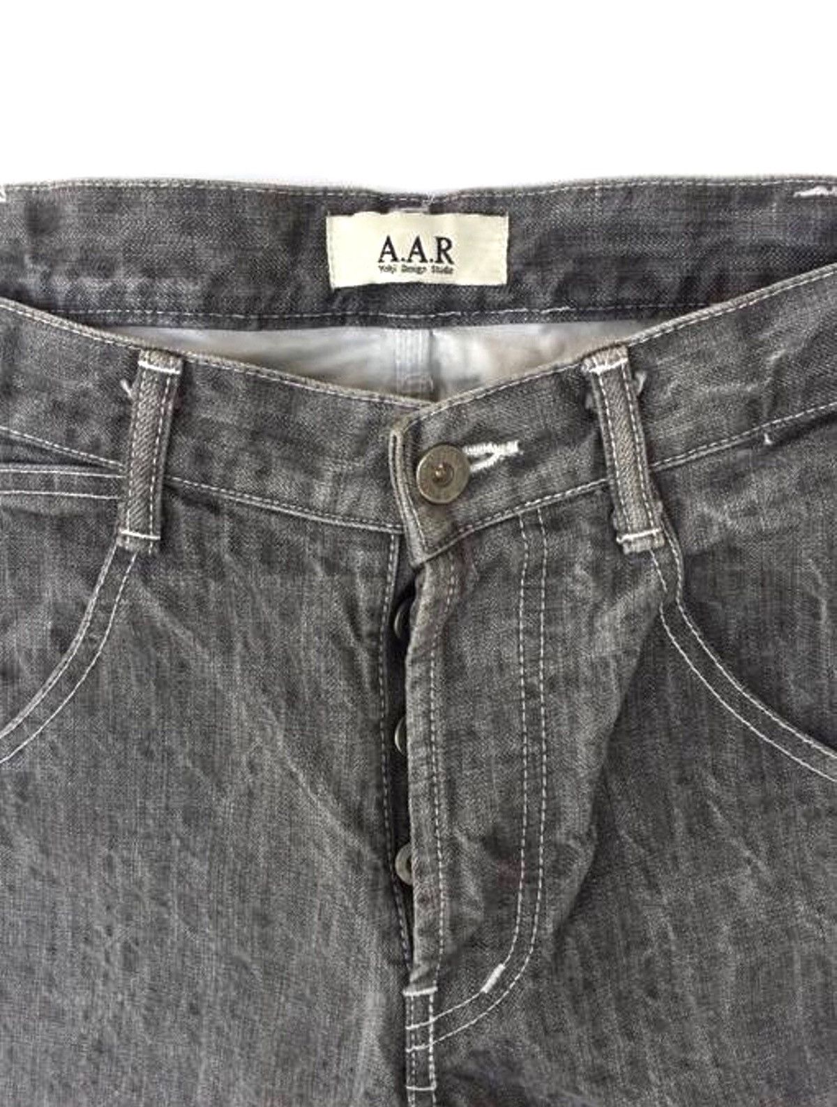 Japanese Brand × Yohji Yamamoto A.A.R Yohji Yamamoto Denim Jeans Trousers Pants Size US 32 / EU 48 - 8 Thumbnail