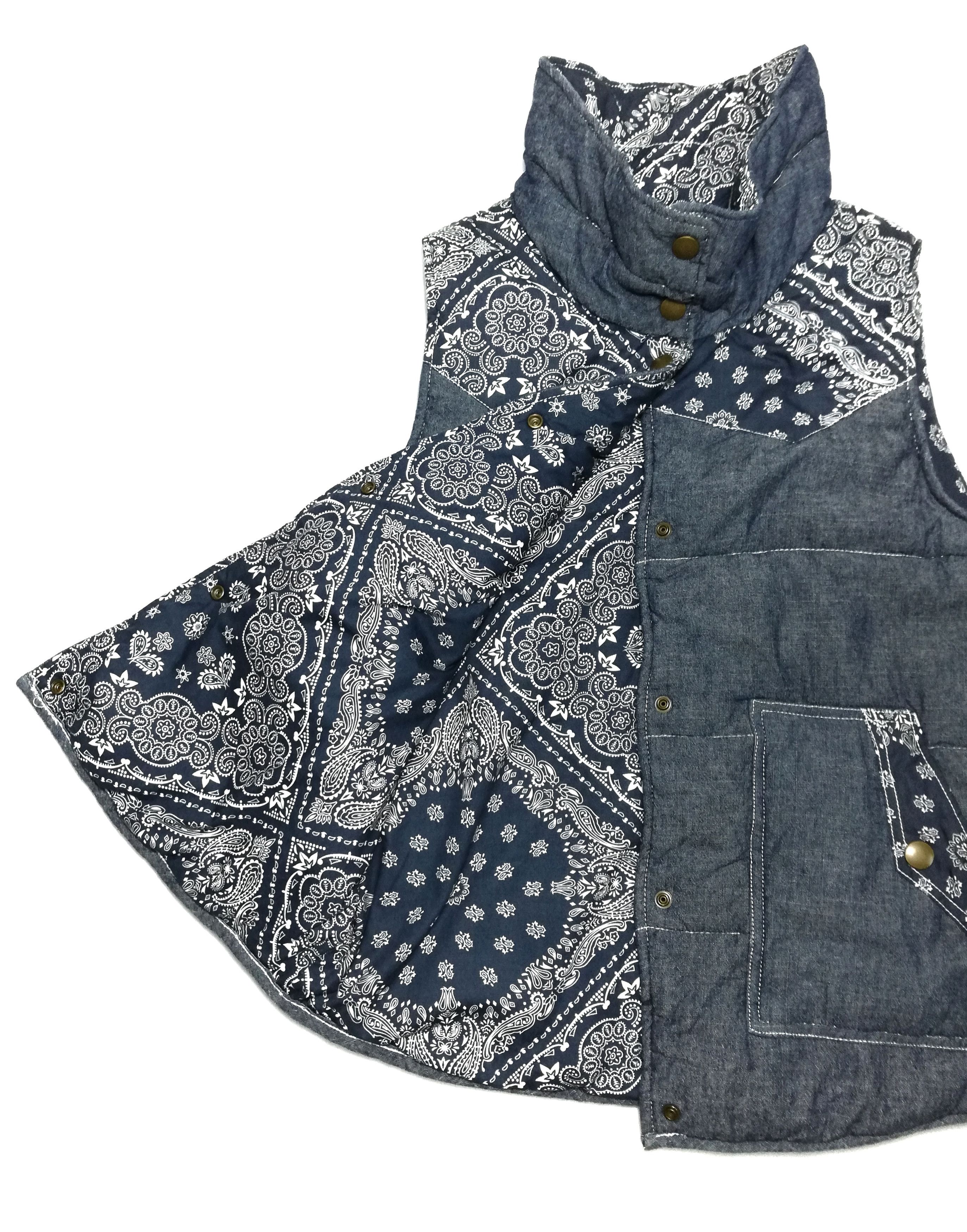 Japanese Brand 🔥Bandana Down Inspired Similar Visvim Handkerchief Vest🔥 Size US XS / EU 42 / 0 - 4 Thumbnail