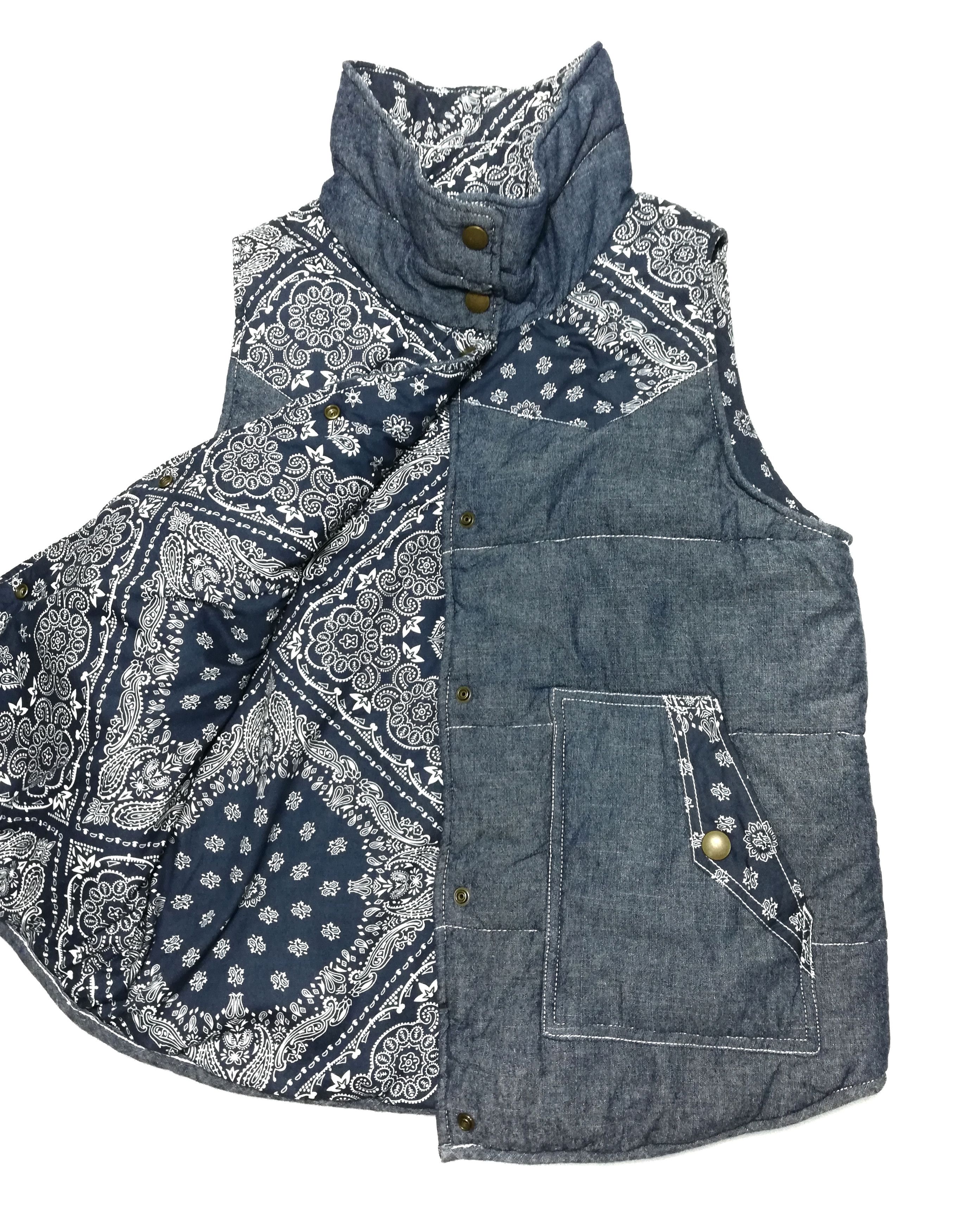 Japanese Brand 🔥Bandana Down Inspired Similar Visvim Handkerchief Vest🔥 Size US XS / EU 42 / 0 - 3 Thumbnail