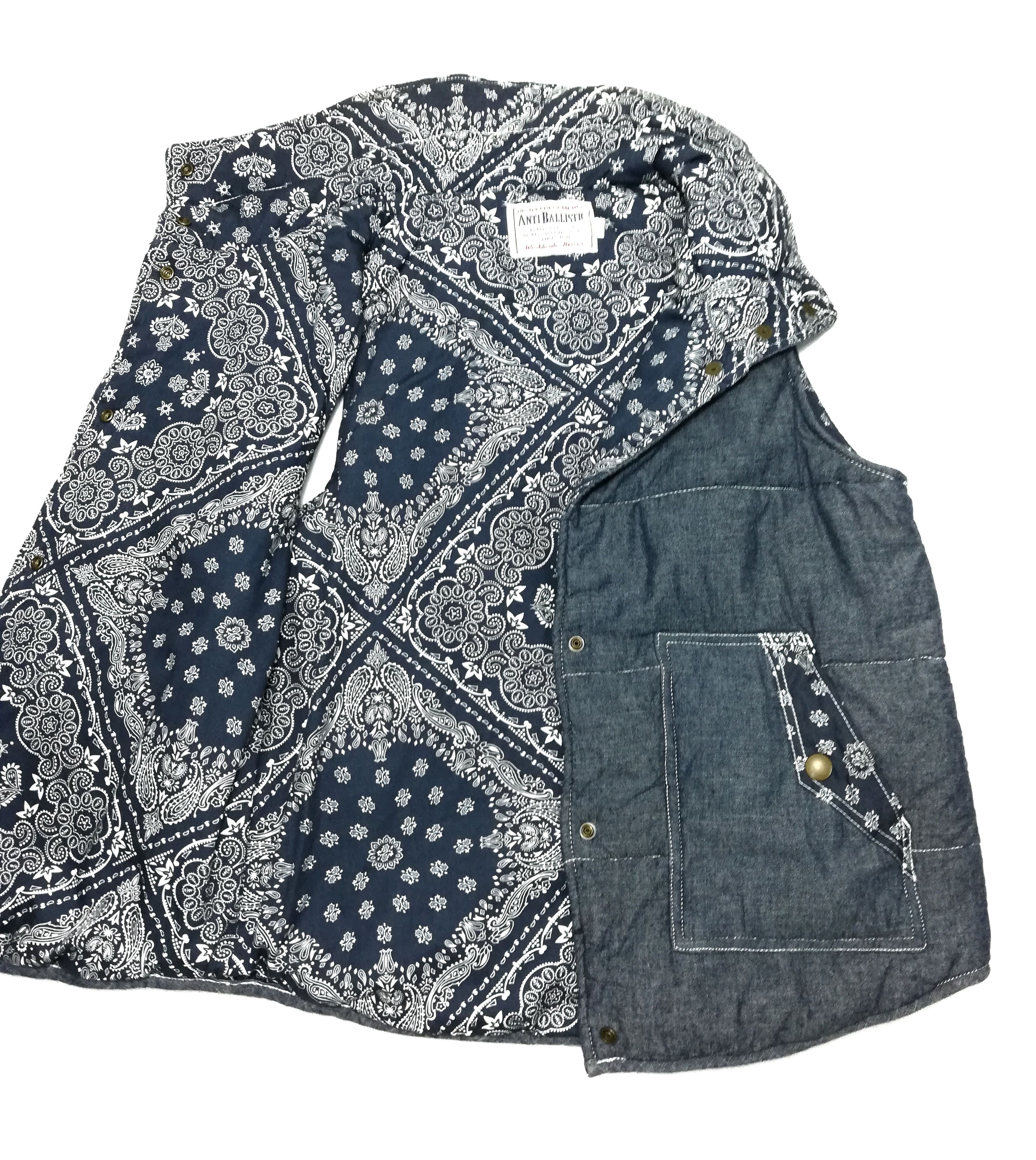 Japanese Brand 🔥Bandana Down Inspired Similar Visvim Handkerchief Vest🔥 Size US XS / EU 42 / 0 - 6 Thumbnail
