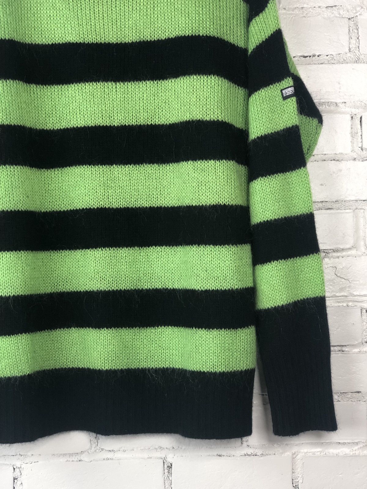 Neighborhood 2001 Neighborhood Striped Mohair Sweater Size US M / EU 48-50 / 2 - 2 Thumbnail