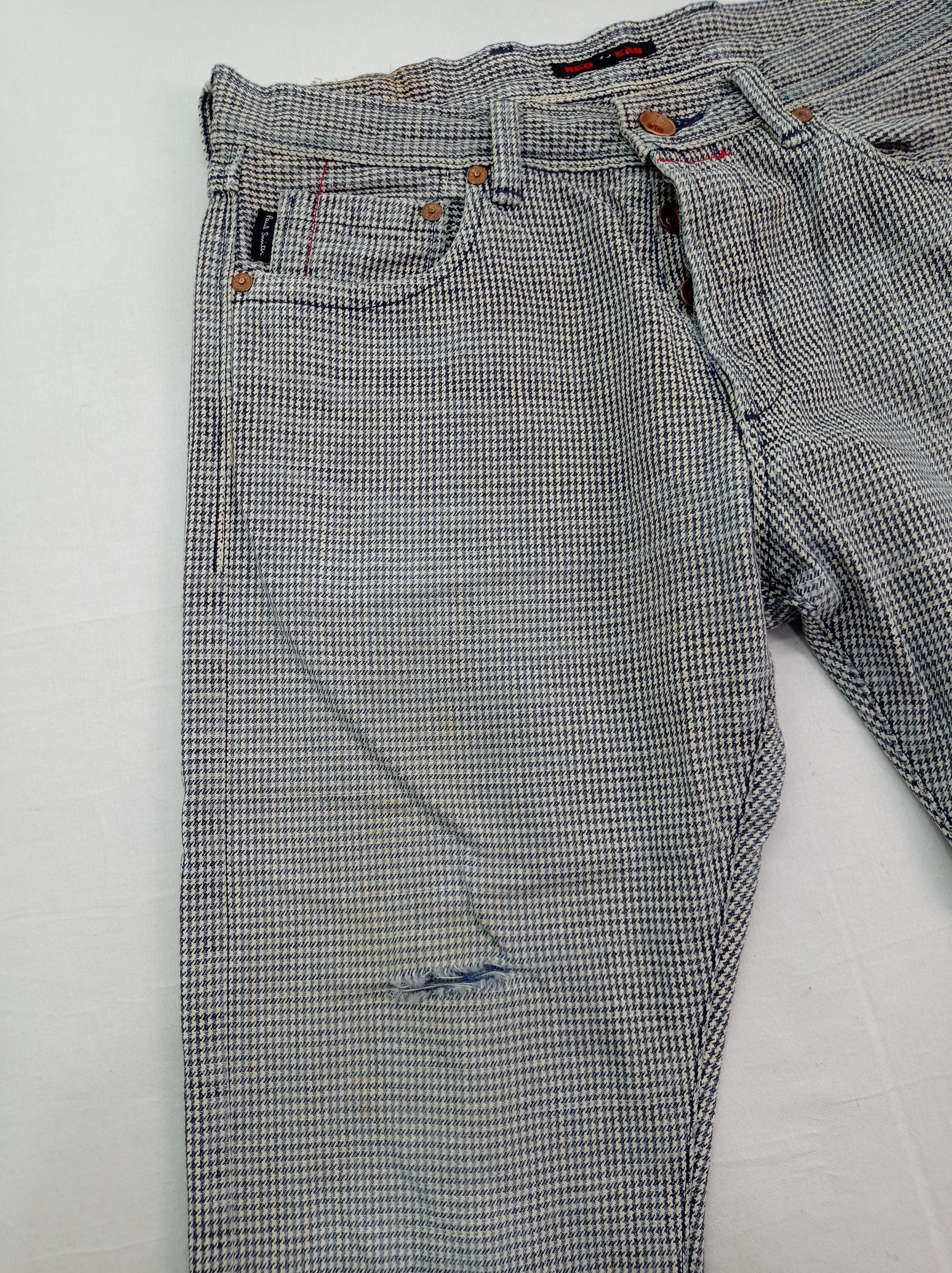 Paul Smith Red Ear 🔥Paul Smith Red Ear Nail Head Disstrested Denim Size US 29 - 11 Thumbnail
