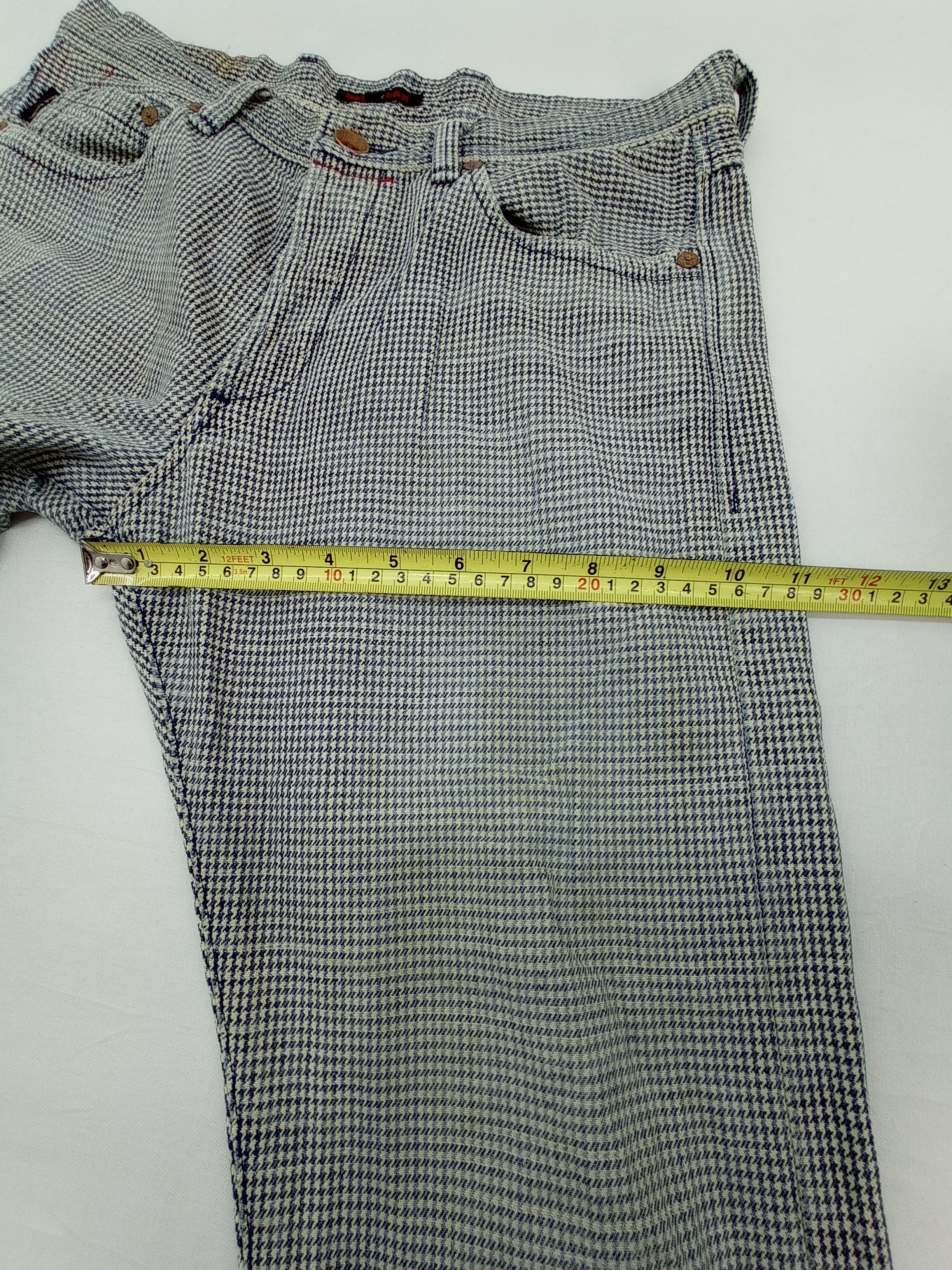 Paul Smith Red Ear 🔥Paul Smith Red Ear Nail Head Disstrested Denim Size US 29 - 21 Thumbnail