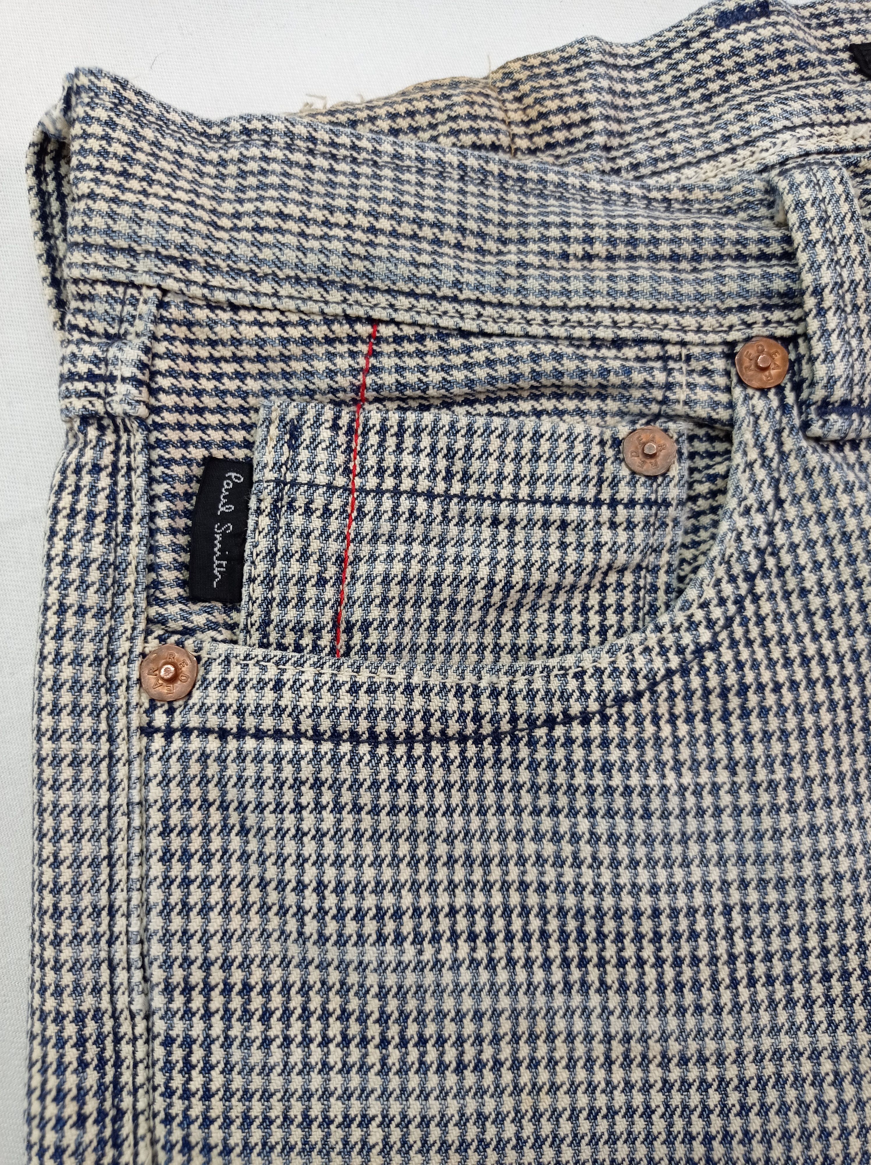 Paul Smith Red Ear 🔥Paul Smith Red Ear Nail Head Disstrested Denim Size US 29 - 7 Thumbnail