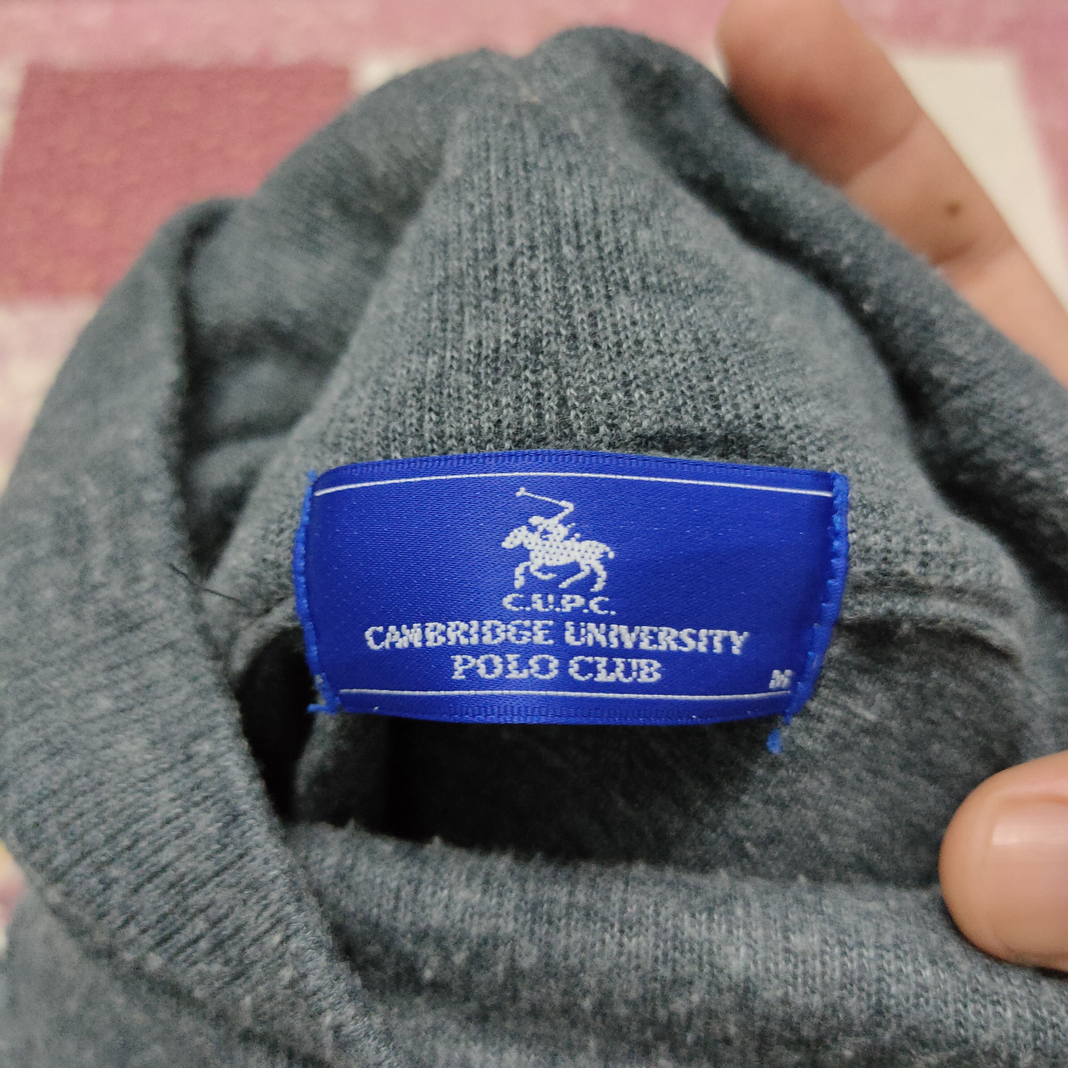 Cambridge Satchel Company VINTAGE CAMBRIDE UNIVERSITY SMALL LOGO TURTLE NECK SHIRTS Size US M / EU 48-50 / 2 - 10 Thumbnail