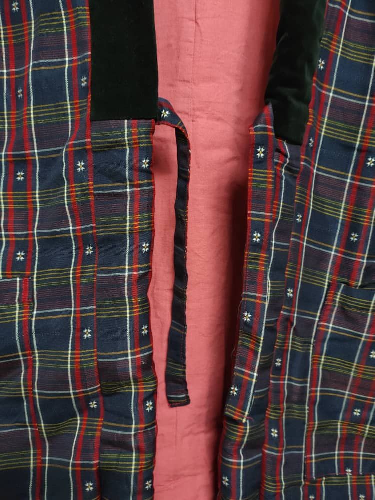 Flannel Vintage Kimono Hanten Size US M / EU 48-50 / 2 - 2 Thumbnail