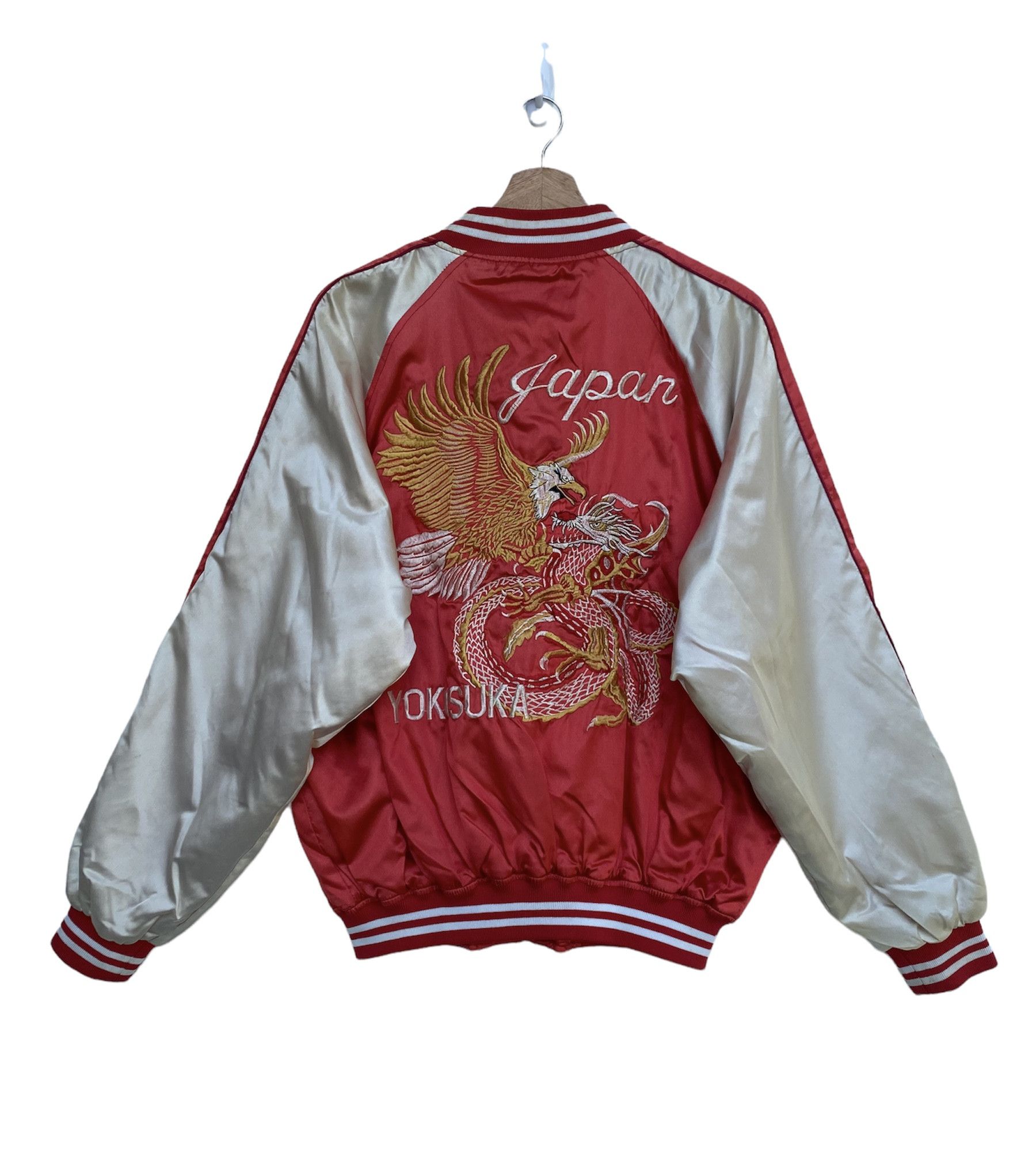 Other VINTAGE SUKAJAN EMBROIDERED HAWK DRAGON YAKUZA STYLE Size US M / EU 48-50 / 2 - 1 Thumbnail
