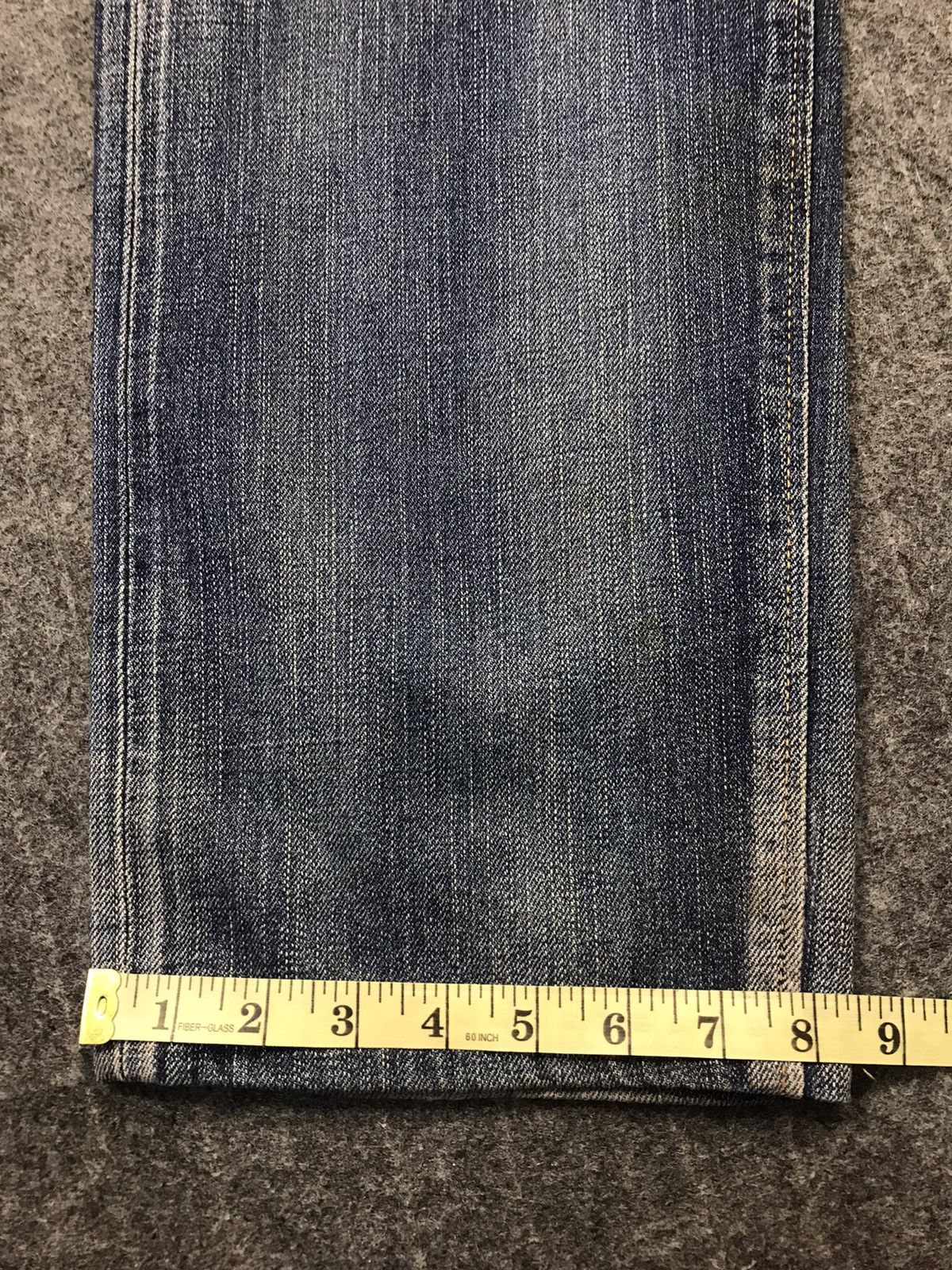 Edwin × Vintage Vintage Edwin Half Selvedge Distressed Denim Design Size US 30 / EU 46 - 24 Thumbnail