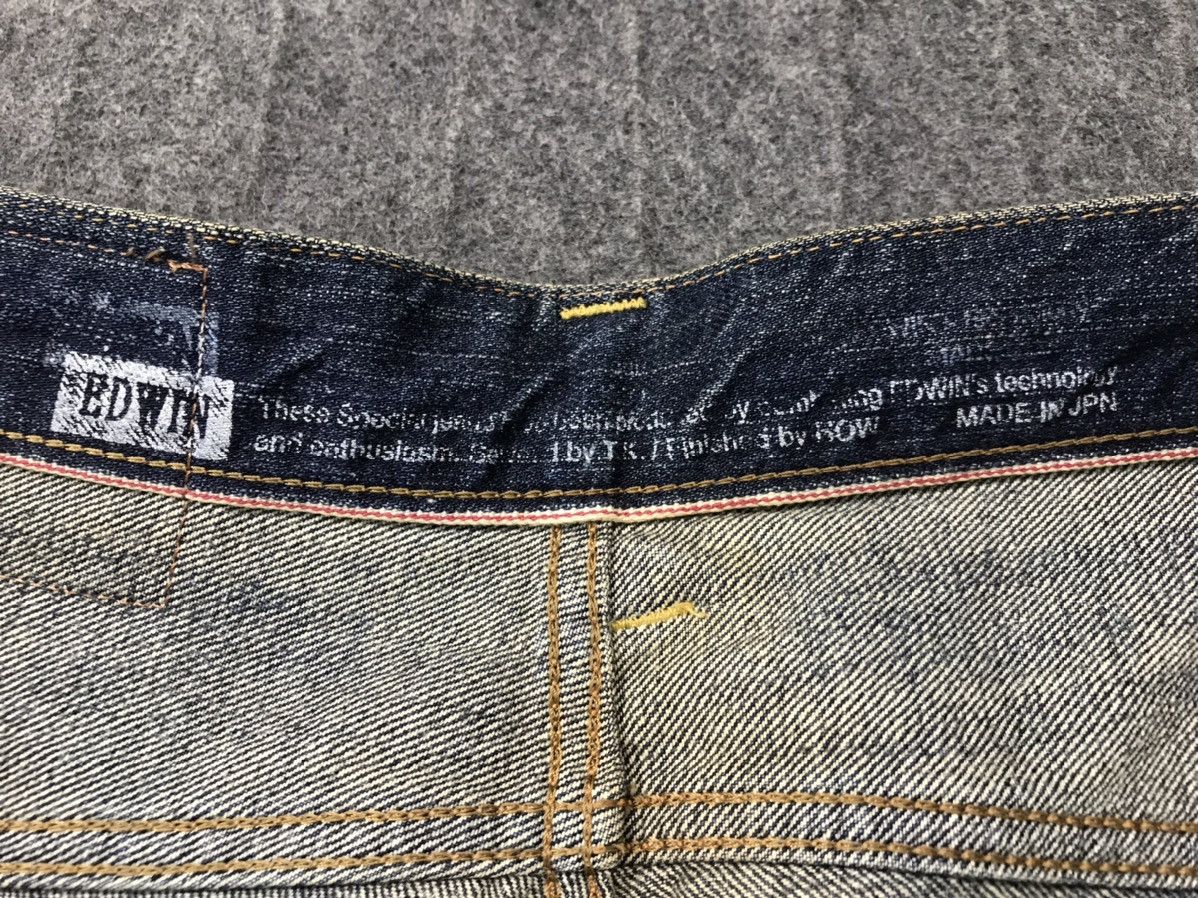 Edwin × Vintage Vintage Edwin Half Selvedge Distressed Denim Design Size US 30 / EU 46 - 18 Thumbnail