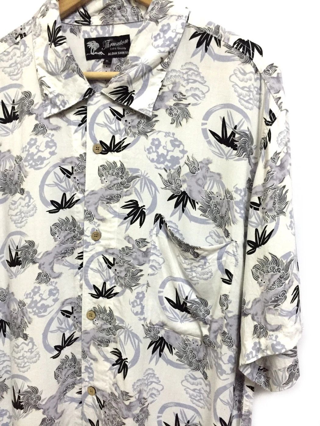 Japanese Brand 🔔Hawaiian Rayon Shirts japan lions design by thruxton Size US L / EU 52-54 / 3 - 3 Thumbnail