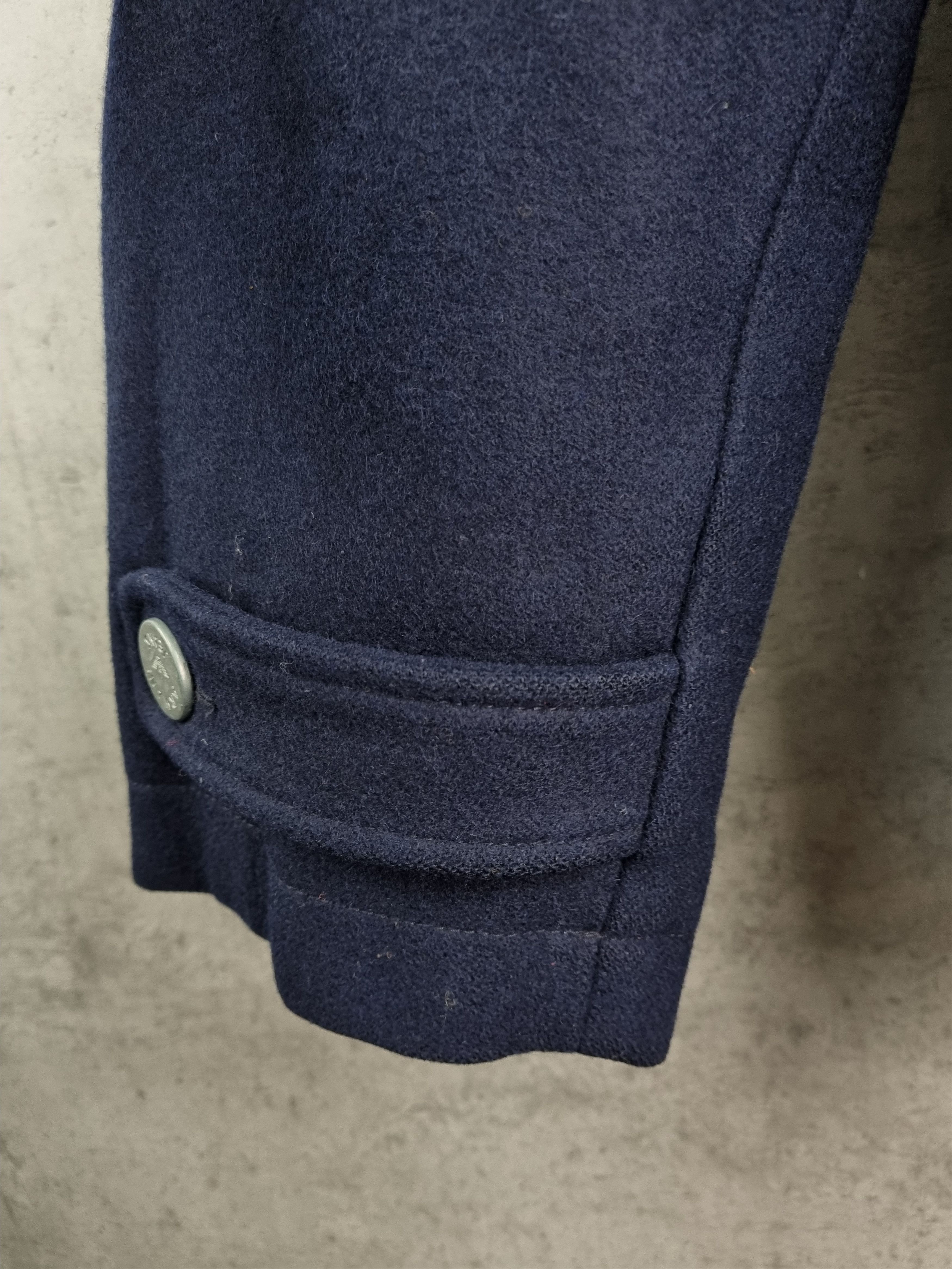 Armani × Giorgio Armani Rare 90s Armani Wool Military Navy Coat Size US L / EU 52-54 / 3 - 13 Thumbnail