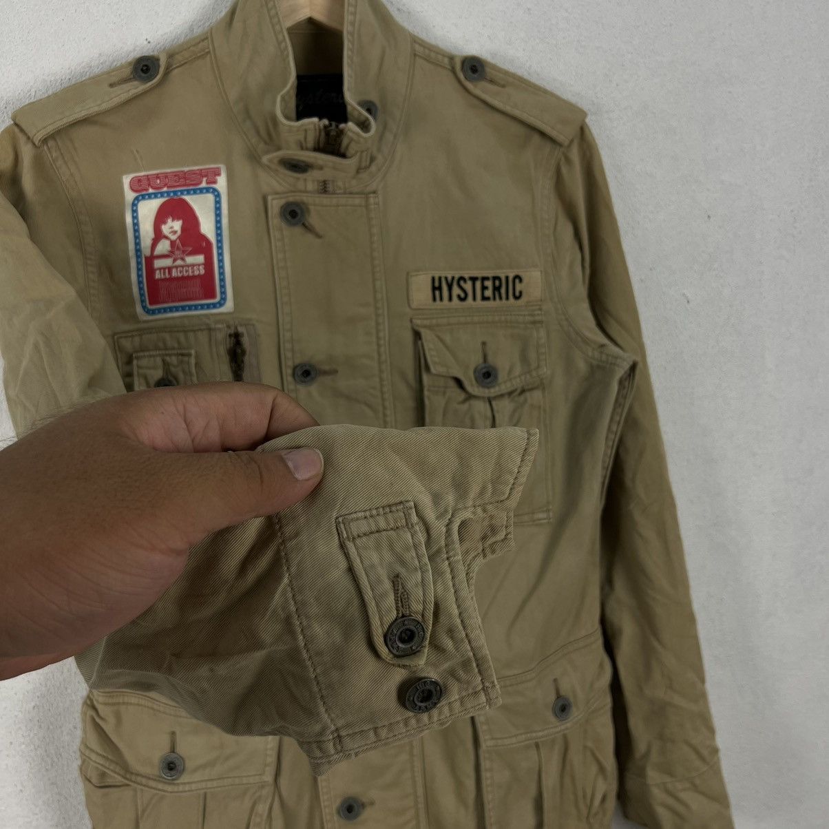 Hysteric Glamour HYSTERIC GLAMOUR PARACHUTE JACKET MULTI POCKET CARGO JACKET Size US M / EU 48-50 / 2 - 7 Thumbnail