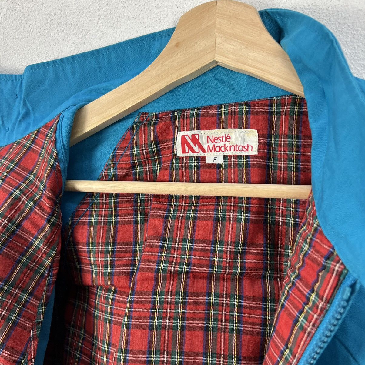 Japanese Brand VINTAGE NESTLE MACKINTOSH TARTAN DESIGN LINING WORKER WEAR Size US M / EU 48-50 / 2 - 11 Thumbnail